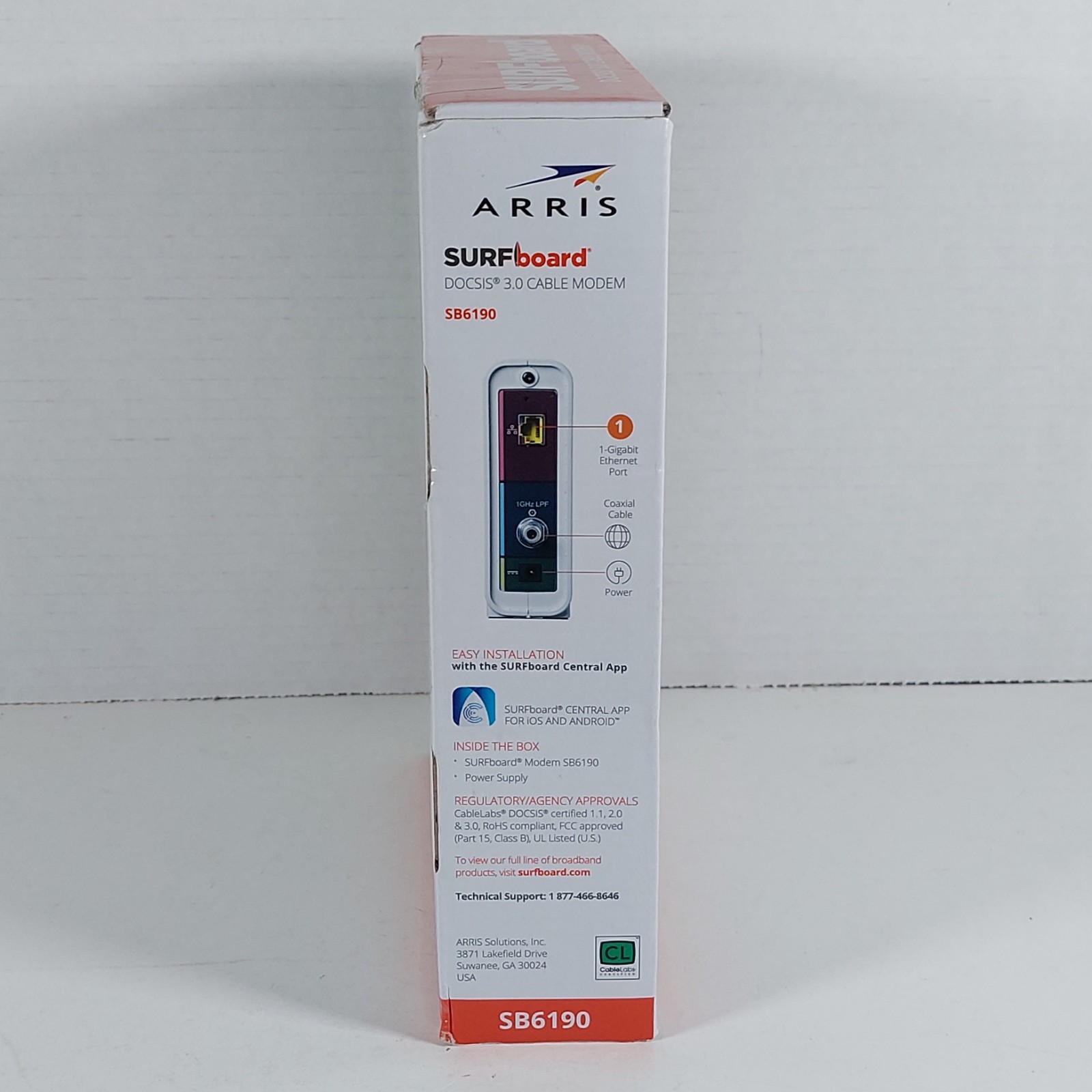 ARRIS Surfboard SB6190 DOCSIS 3.0 1.4 Gbps Cable Modem Xfinity Spectrum Cox