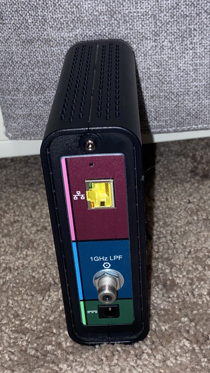 Arris Surfboard SB6190, includes AC adapter