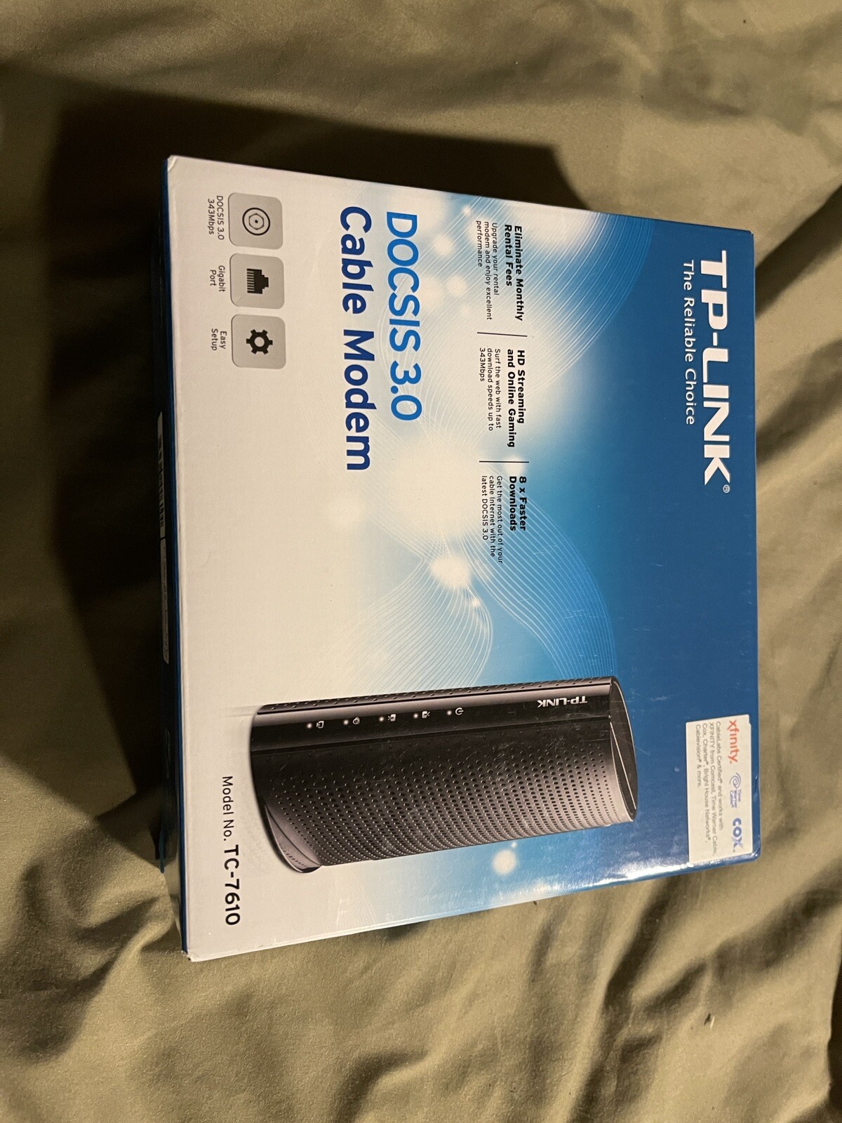 TP-LINK TC-7610 DOCSIS 3.0 Cable Modem