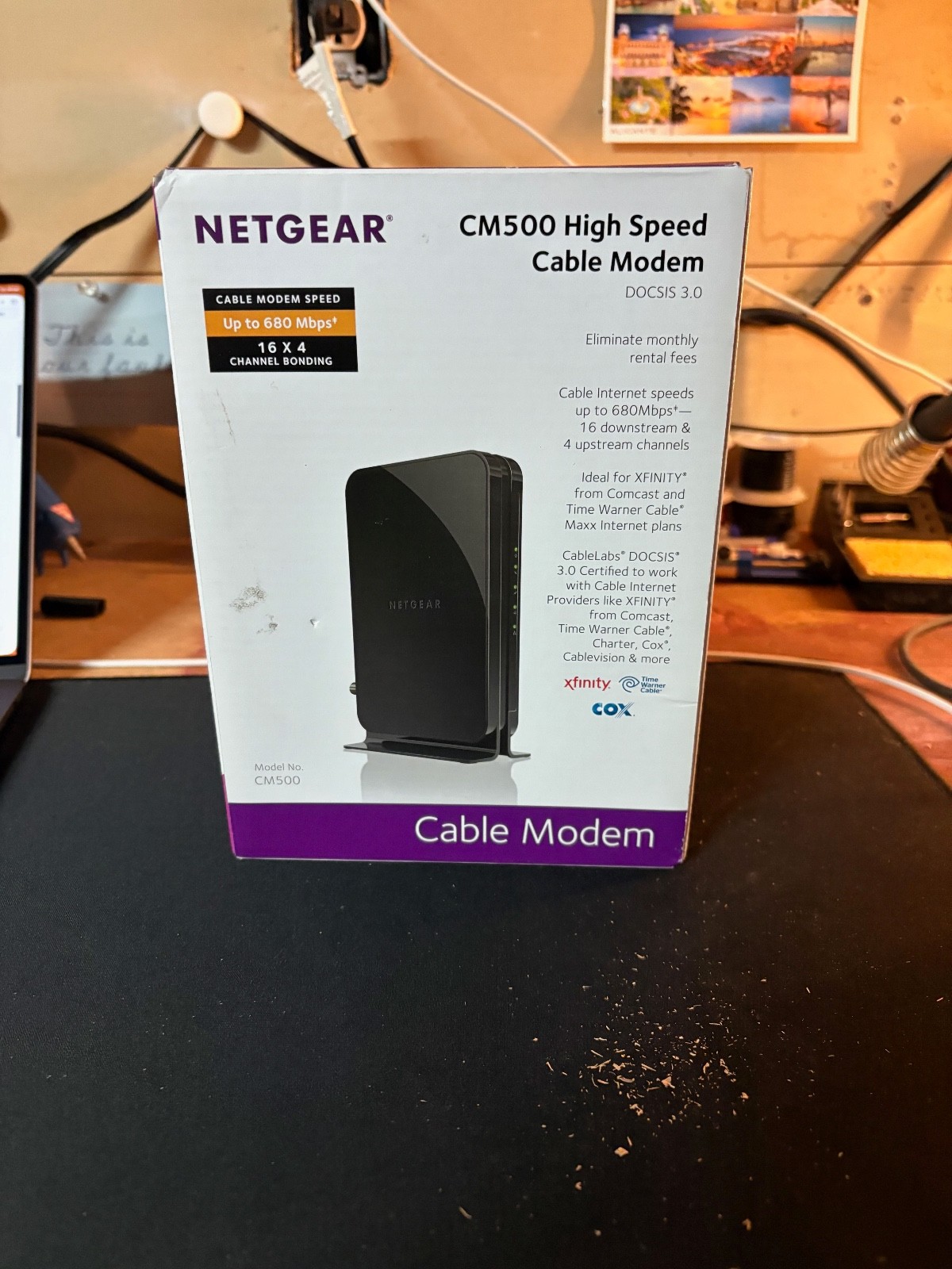 NETGEAR CM500V Cable Modem for Internet & Voice