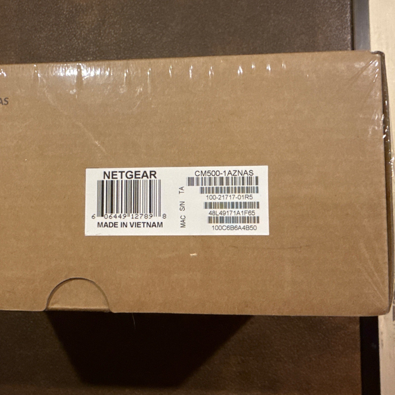 BRAND NEW!! NETGEAR CM500-1AZNAS high speed DOCSIS 3.0 Cable Modem new in box