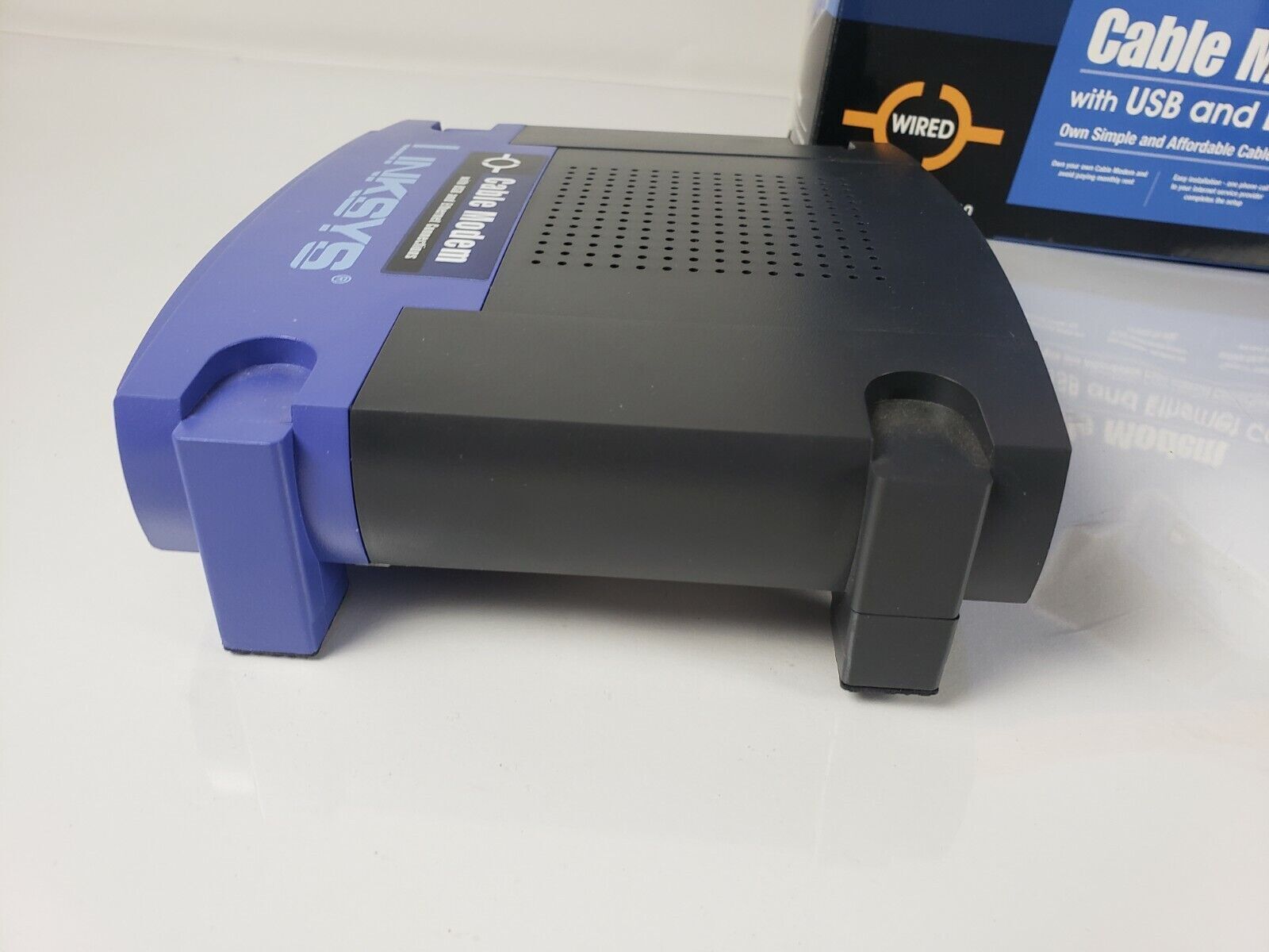 Linksys BEFCMU10 Ver.3 Cable Modem w/ USB & Ethernet Connections 42.88 Mbps