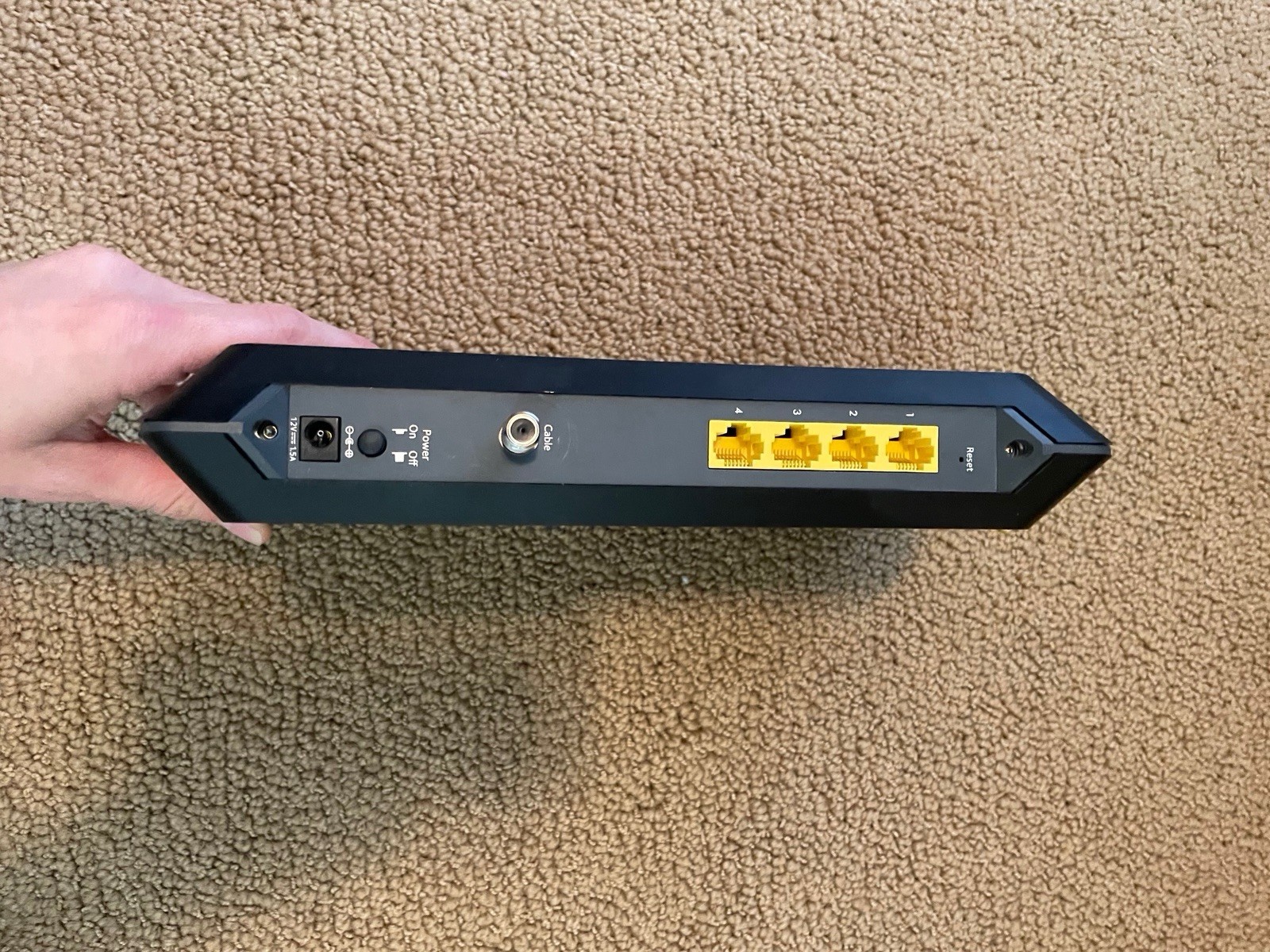 NETGEAR Nighthawk CM1200 Cable Modem Black