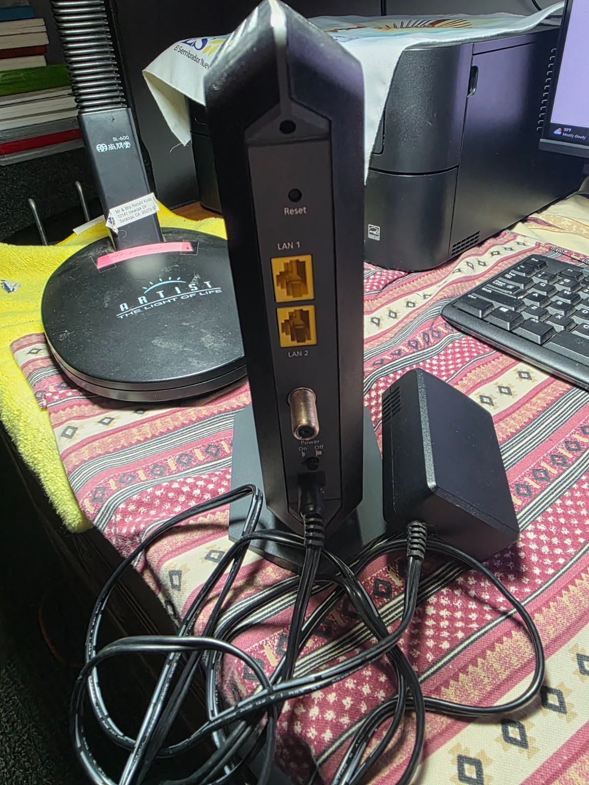 NETGEAR NIGHTHAWK CM1100 Cable Modem DOCSIS 3.1 Multi-Gig Speed w/ Power Supply