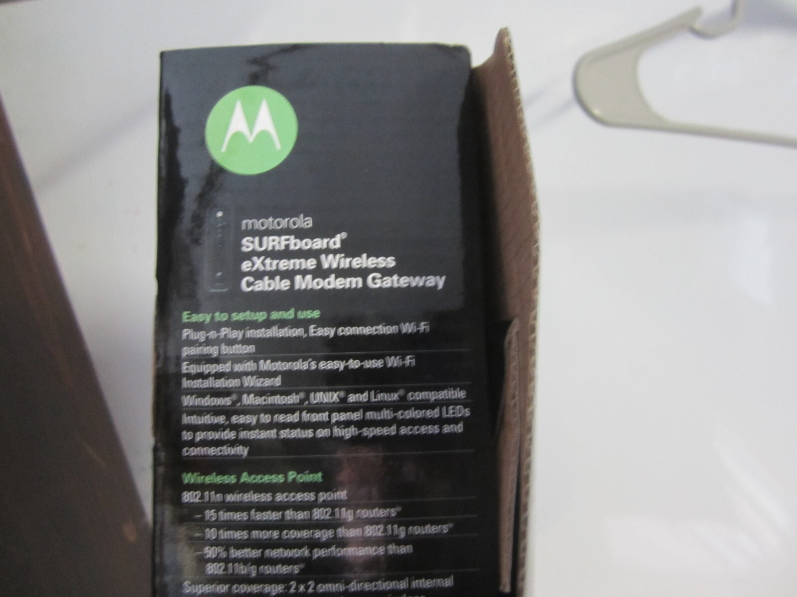 Motorola SBG6580 Surfboard eXtreme DOCSIS 3.0 Wireless Cable Modem Gateway Used)