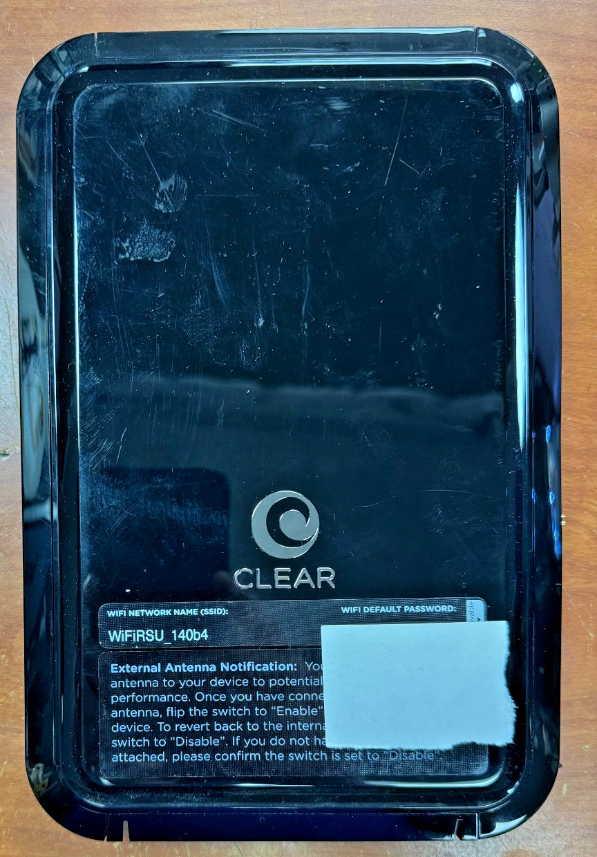 Clear Hub Express 4G Internet Wifi Modem Router WIXFBR-131