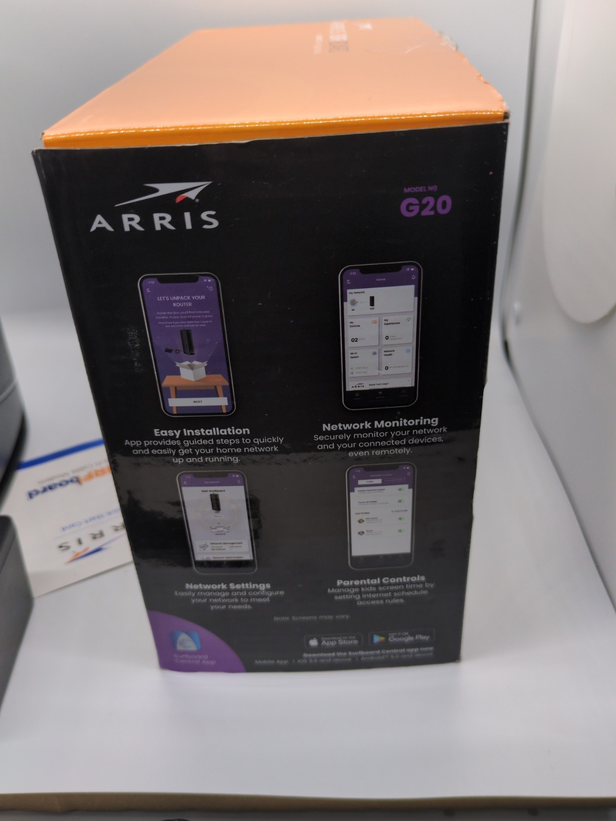 ARRIS SURFboard G20 DOCSIS 3.1 Cable Modem AX3000 ROUTER EX Condition works!