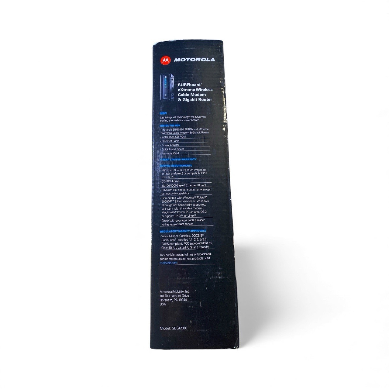 Motorola Wireless Router Modem SURFboard eXtreme (SBG6580) Up to 300 Mbps