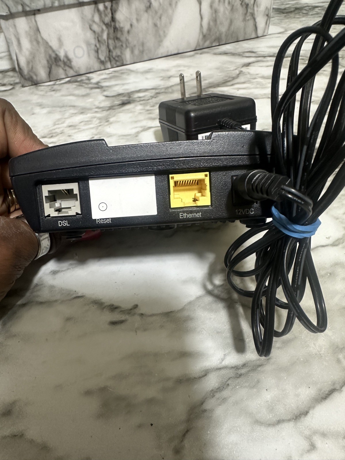 Siemens Speedstream 4100 Ethernet ADSL Modem With Power Supply TESTED