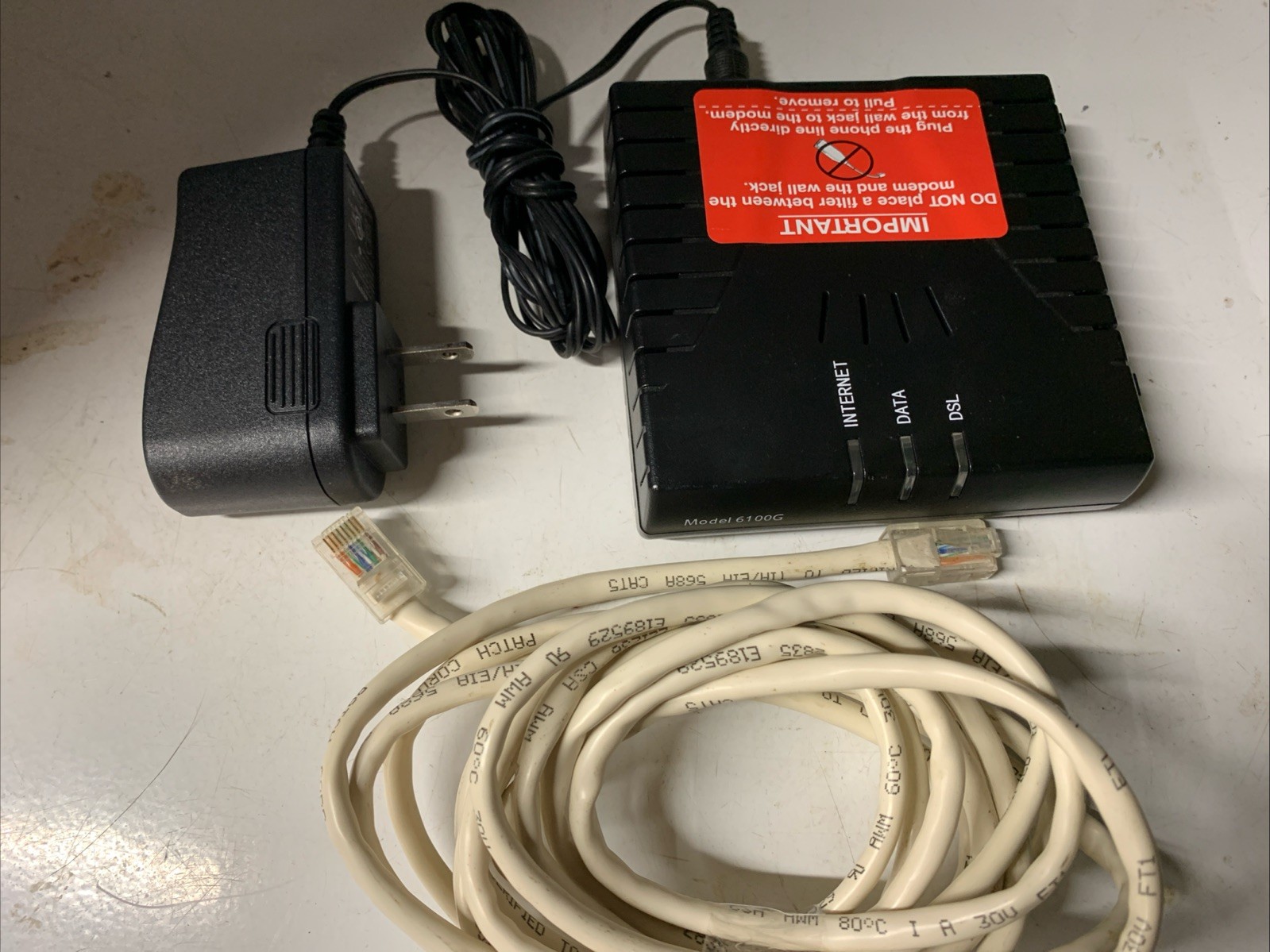 Westell #G99-610015-00, ADSL2+ Internet Modem-Complete