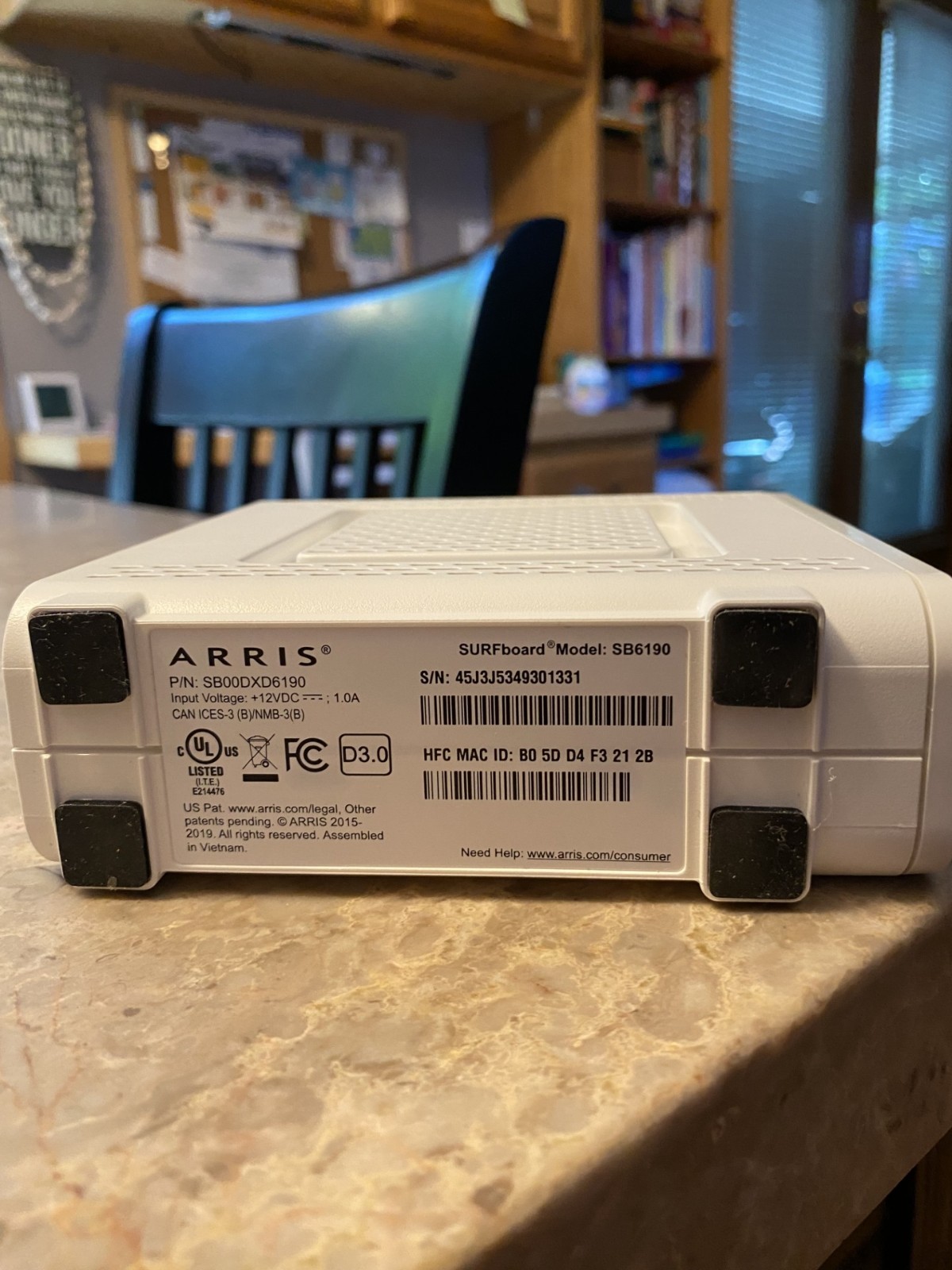 Arris Surfboard modem