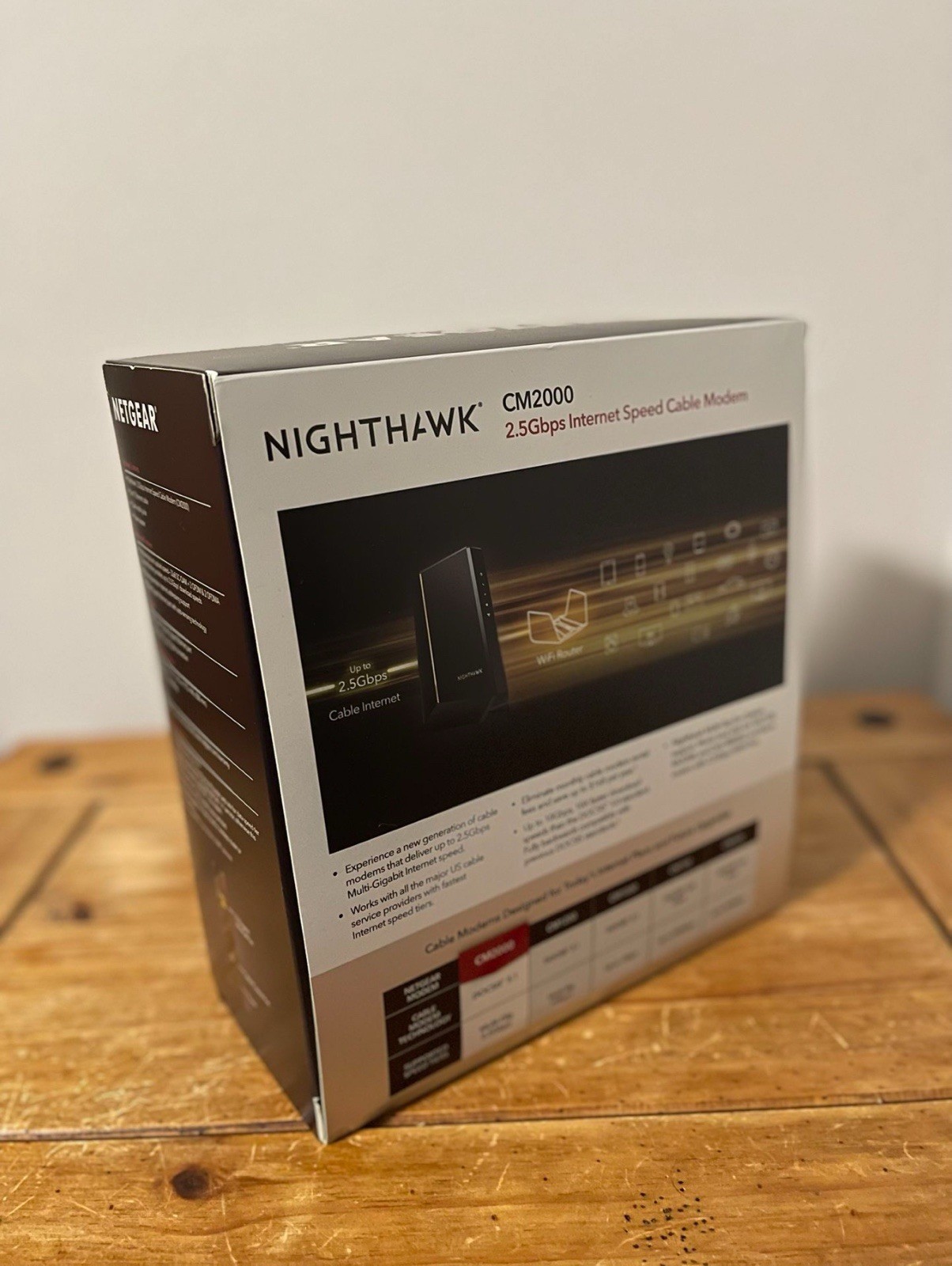 NETGEAR Nighthawk Multi-Gig Cable Modem (CM2000)