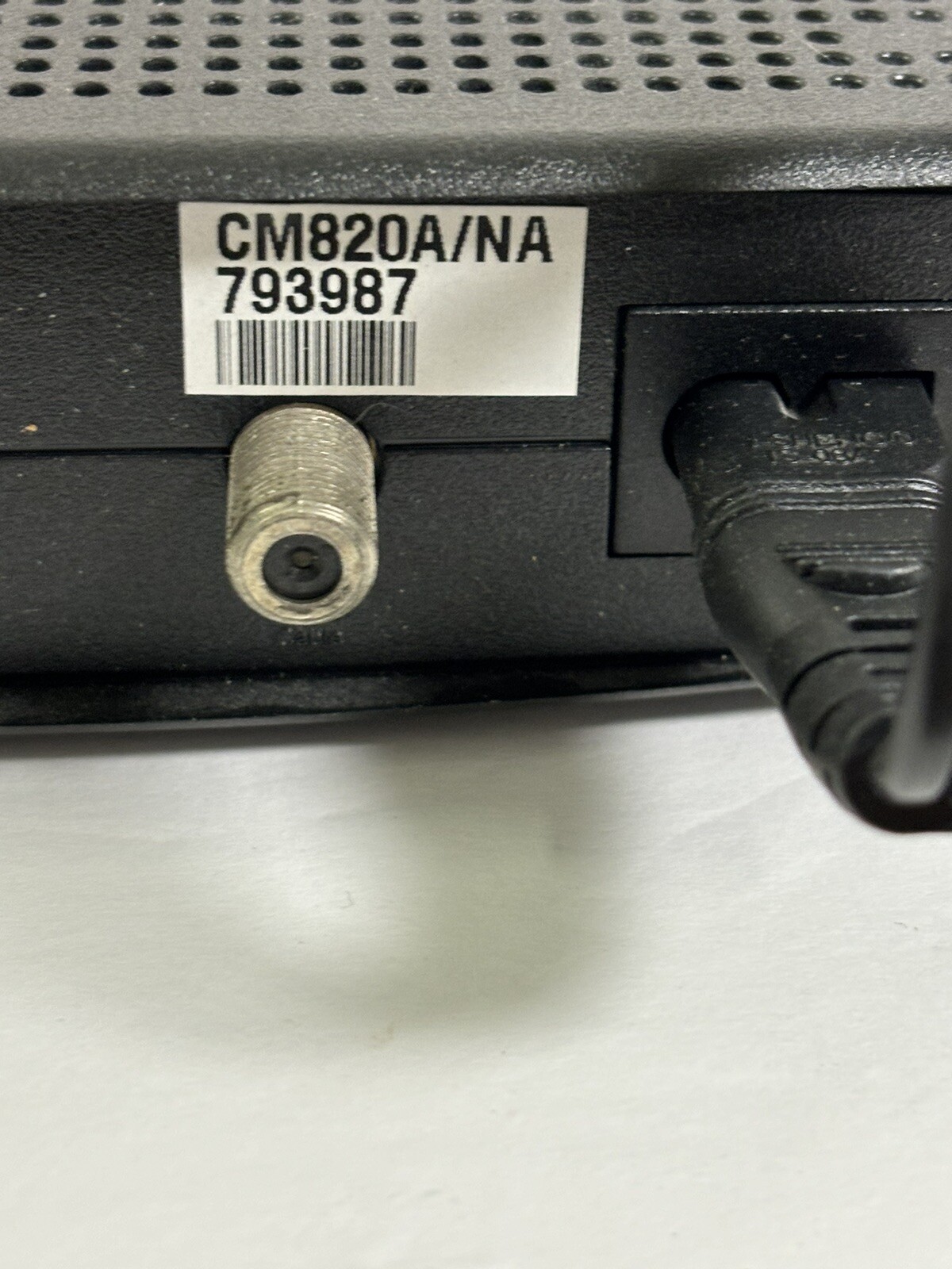 ARRIS CM820A Cable Internet Modem with Power Cord
