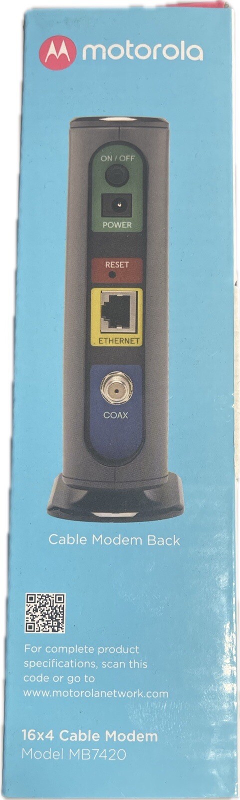 Motorola: 16×4 Cable Modem (Model MB7420) – Stop Renting Fees!