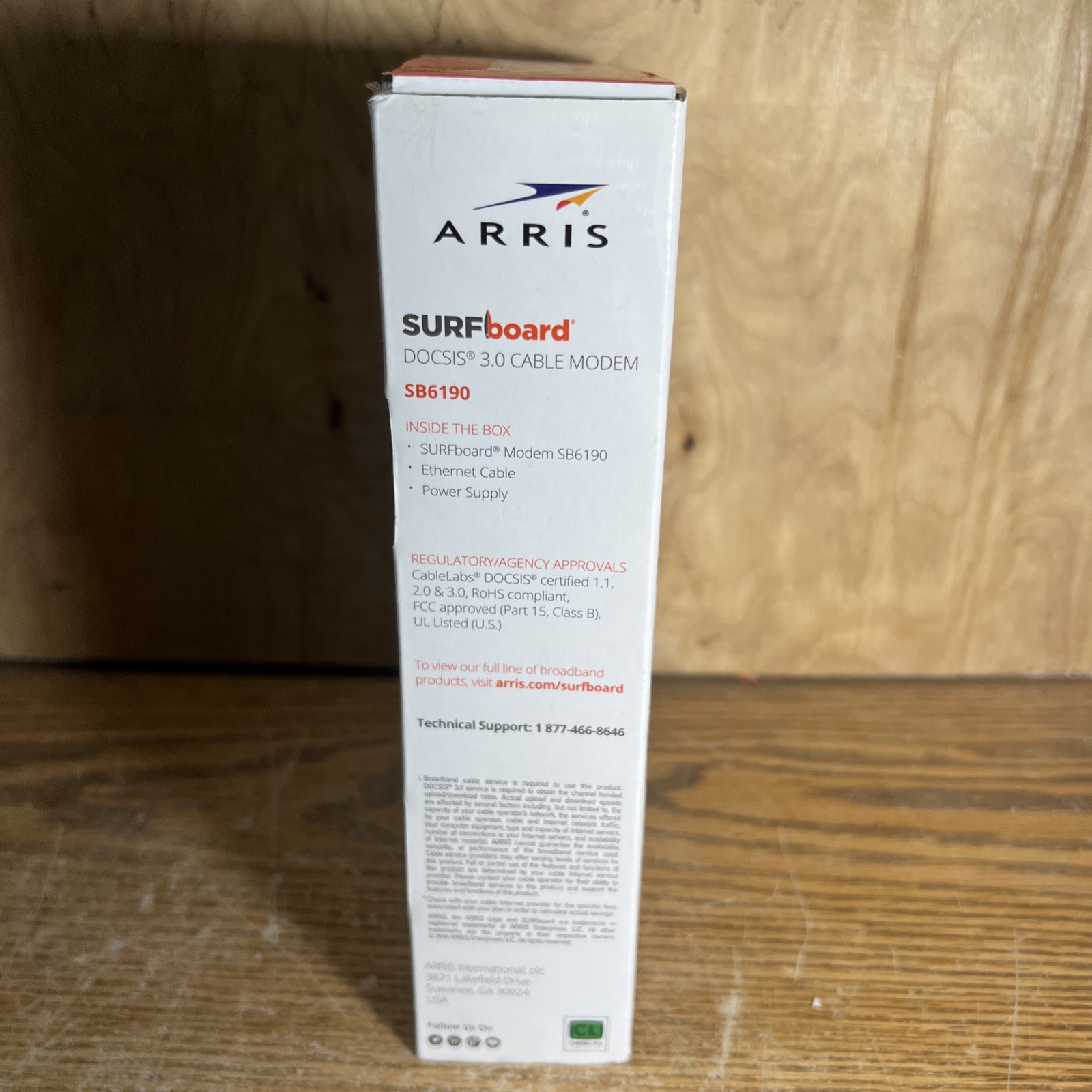 ARRIS SURFboard SB6190 DOCSIS 3.0 1.4 Gbps Cable Modem Xfinity Spectrum Cox