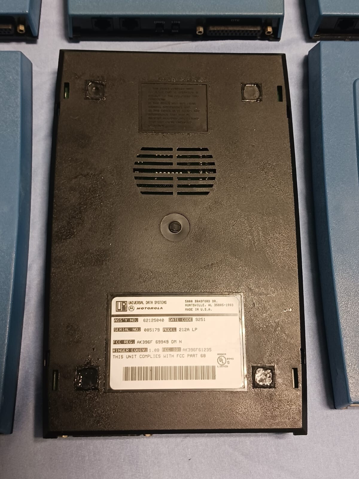 QTY-8 UDS Universal Data Systems Motorola 62125040 External Serial Modem 212A LP