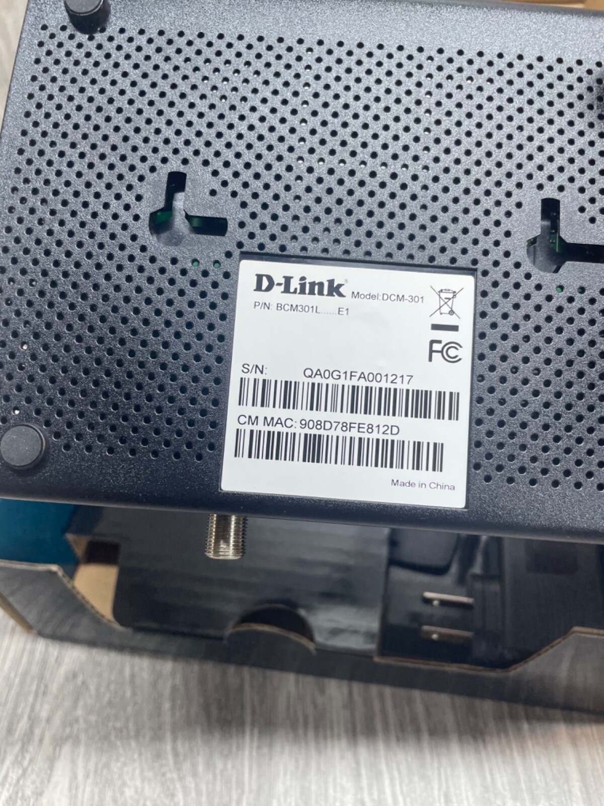 D-Link DOCSIS 3.0 Cable Modem Working Condition