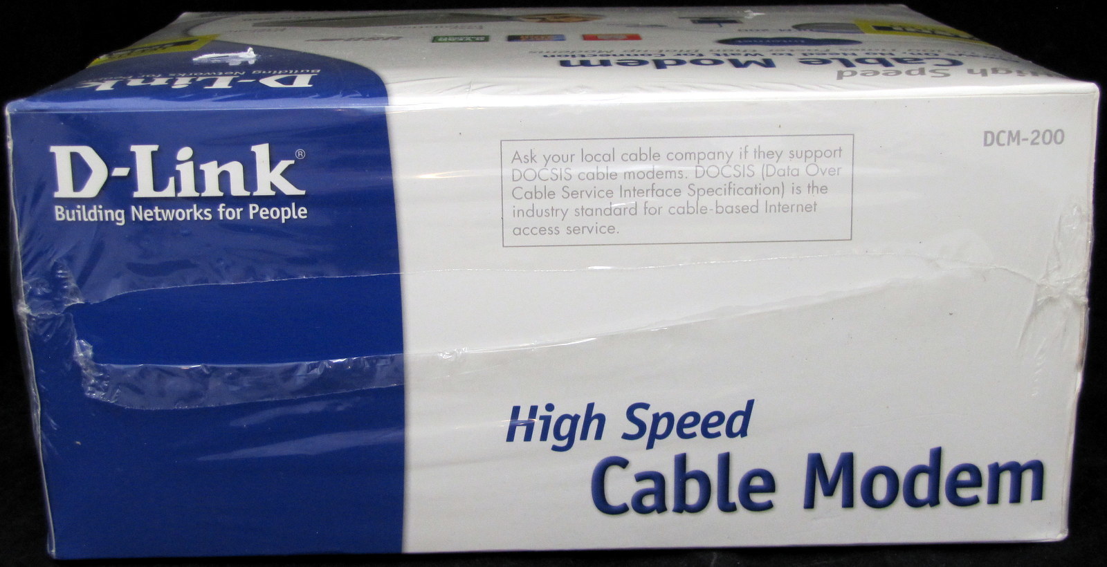 D-Link High Speed Cable Modem DCM-200 DLink D Link Ethernet and USB Connectivity