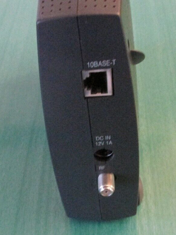 TERAYON CABLE MODEM – TJ110 / ECM110 w/ AC ADAPTOR – AD-121ADT – Used