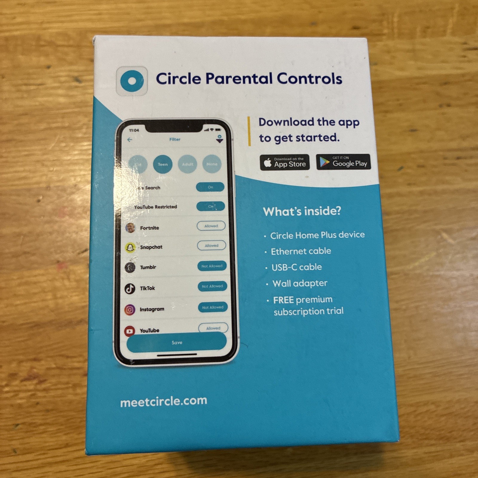Circle Home Plus Parent Control Hub Device SLVH2-25-US