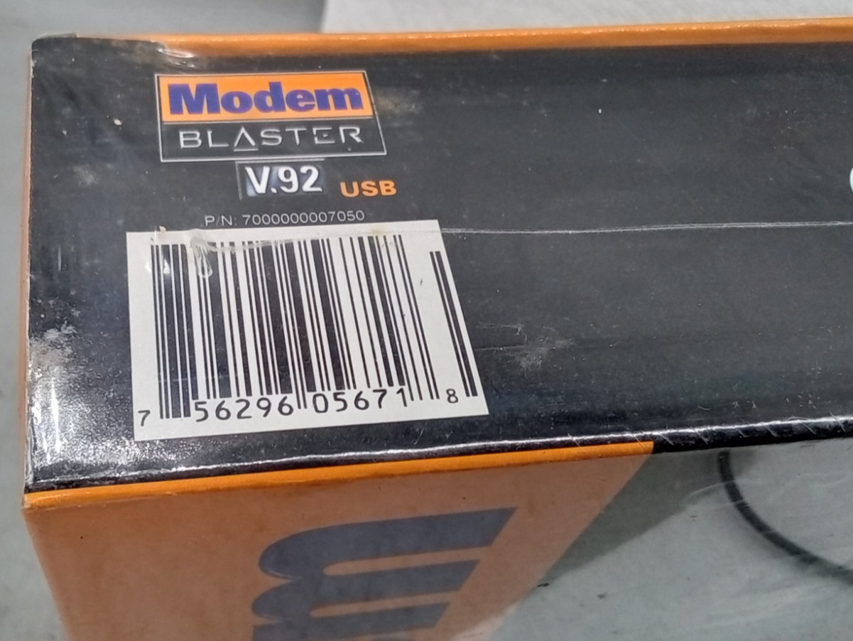 1 QTY Unopened Creative Modem Blaster USB 56Kbps V.92 Serial Windows XP 2000