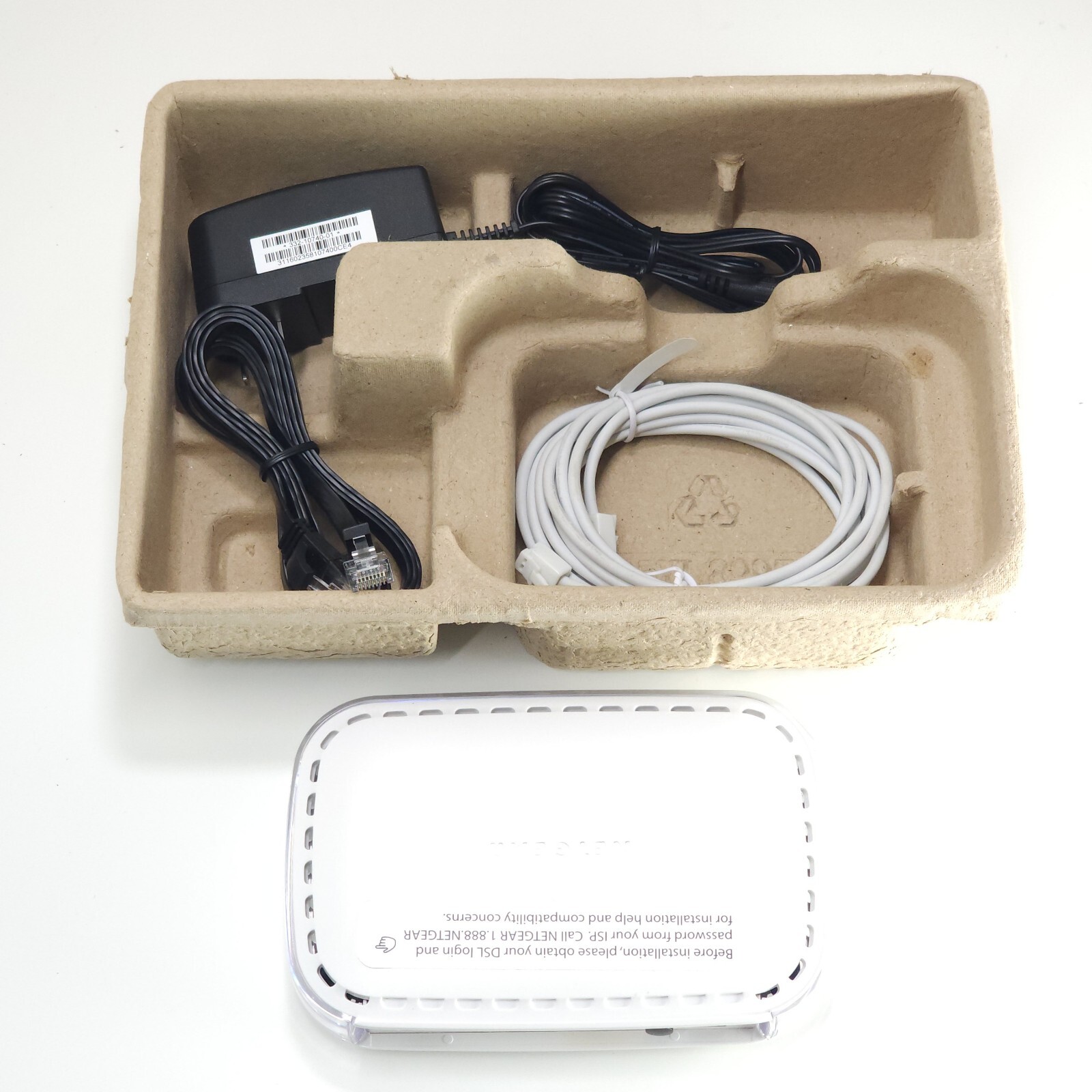Netgear DM111PSP-100NAS Broadband ADSL2+ Modem – White