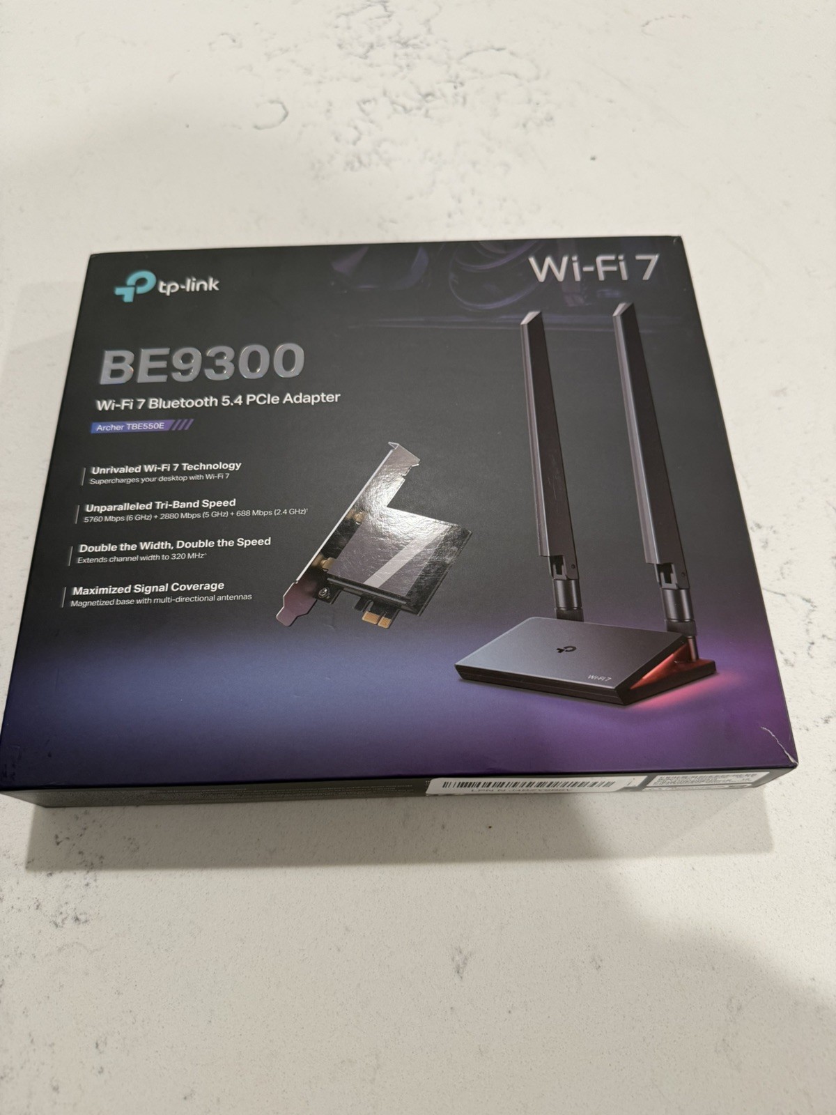TP-Link Archer BE9300 Wireless Tri-Band Wi-Fi 7 & Bluetooth 5.4 PCIe Adapter