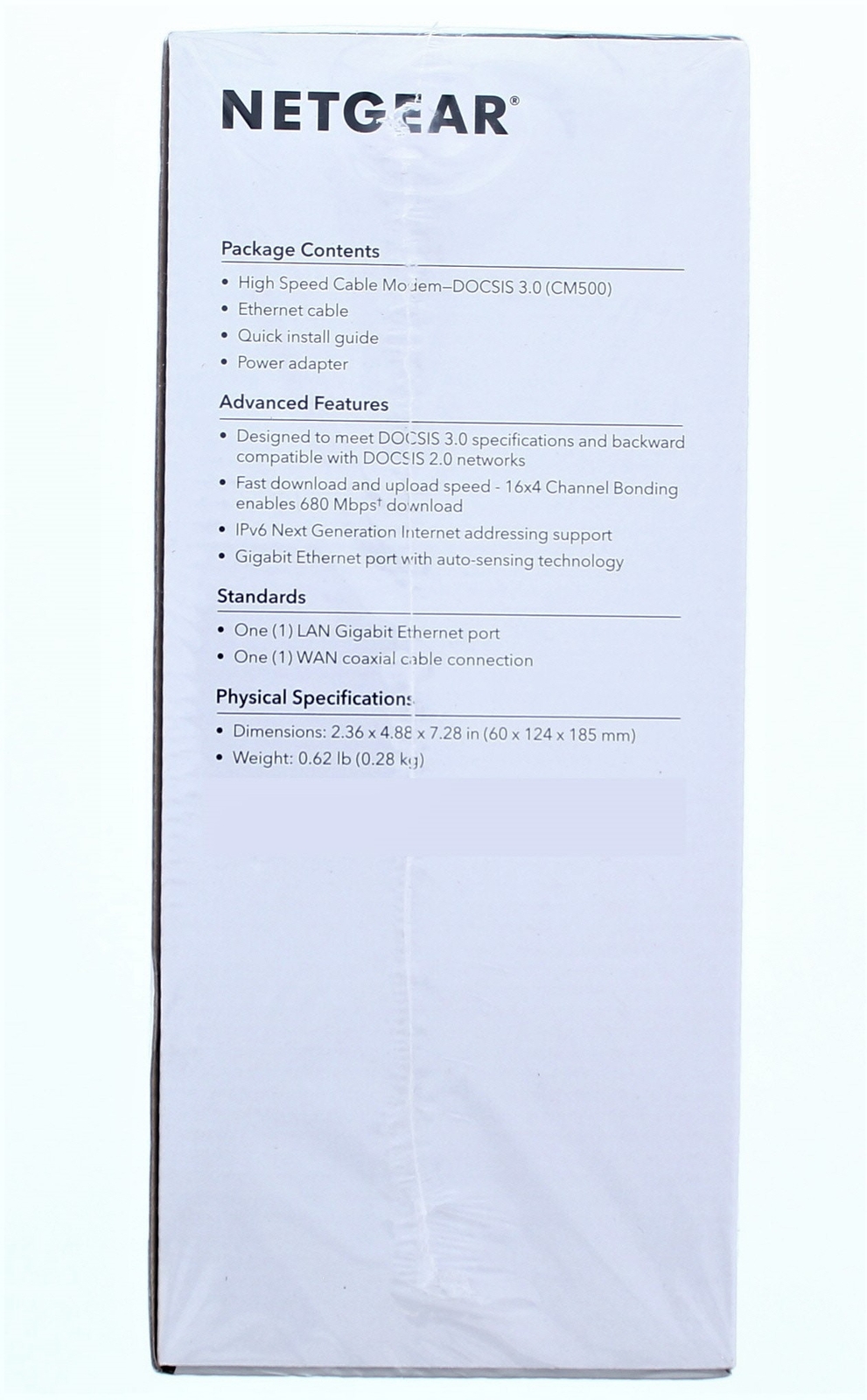 Netgear CM500High Speed Cable Modem(CM500)