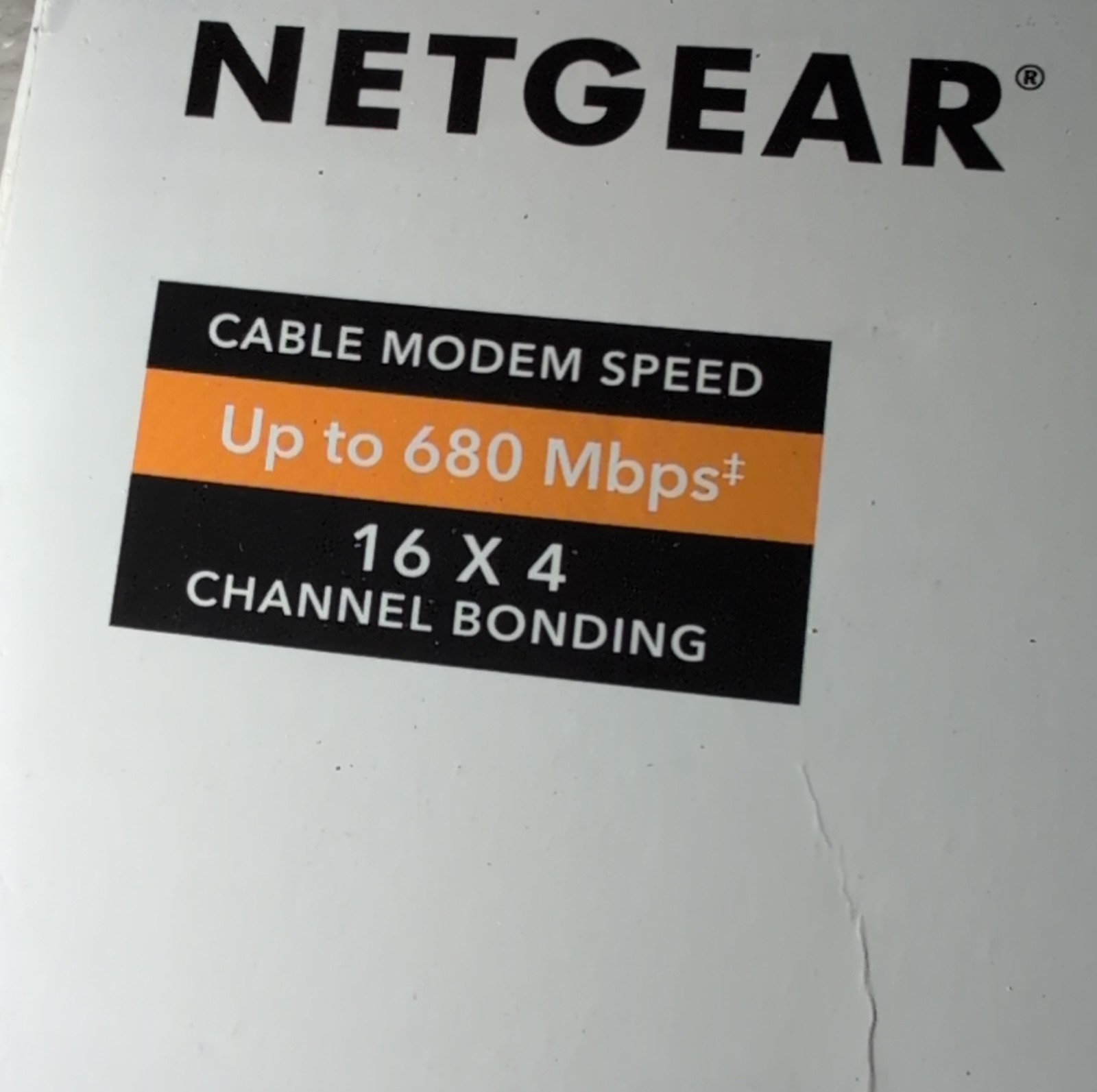 NETGEAR CM500 DOCSIS 3.0 Cable Modem 680Mbps Channel Bonding xfinity Cox