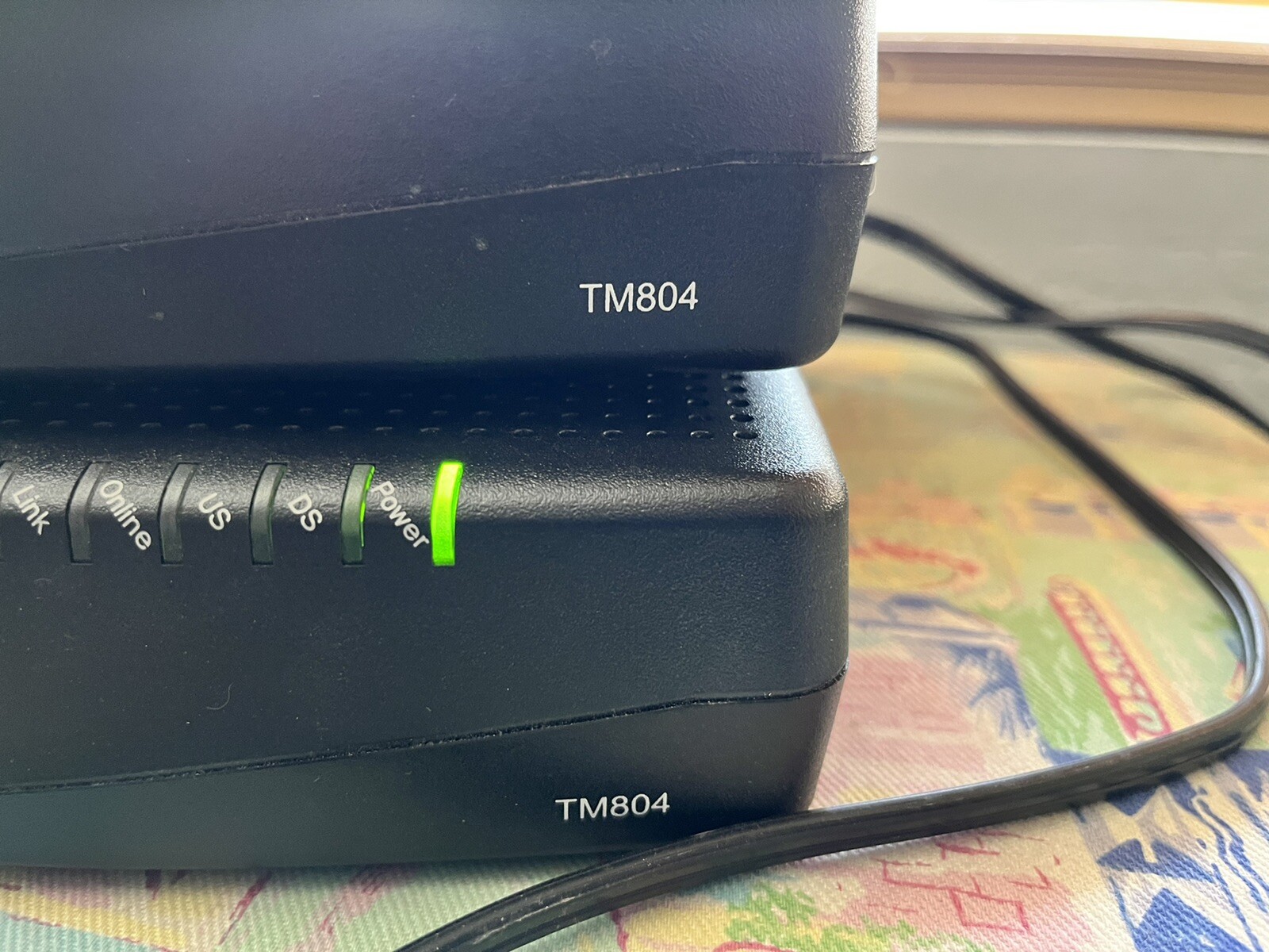 (2) – ARRIS TM804 Cable Modems •For Parts • Model TM804G Turns On • Not Tested