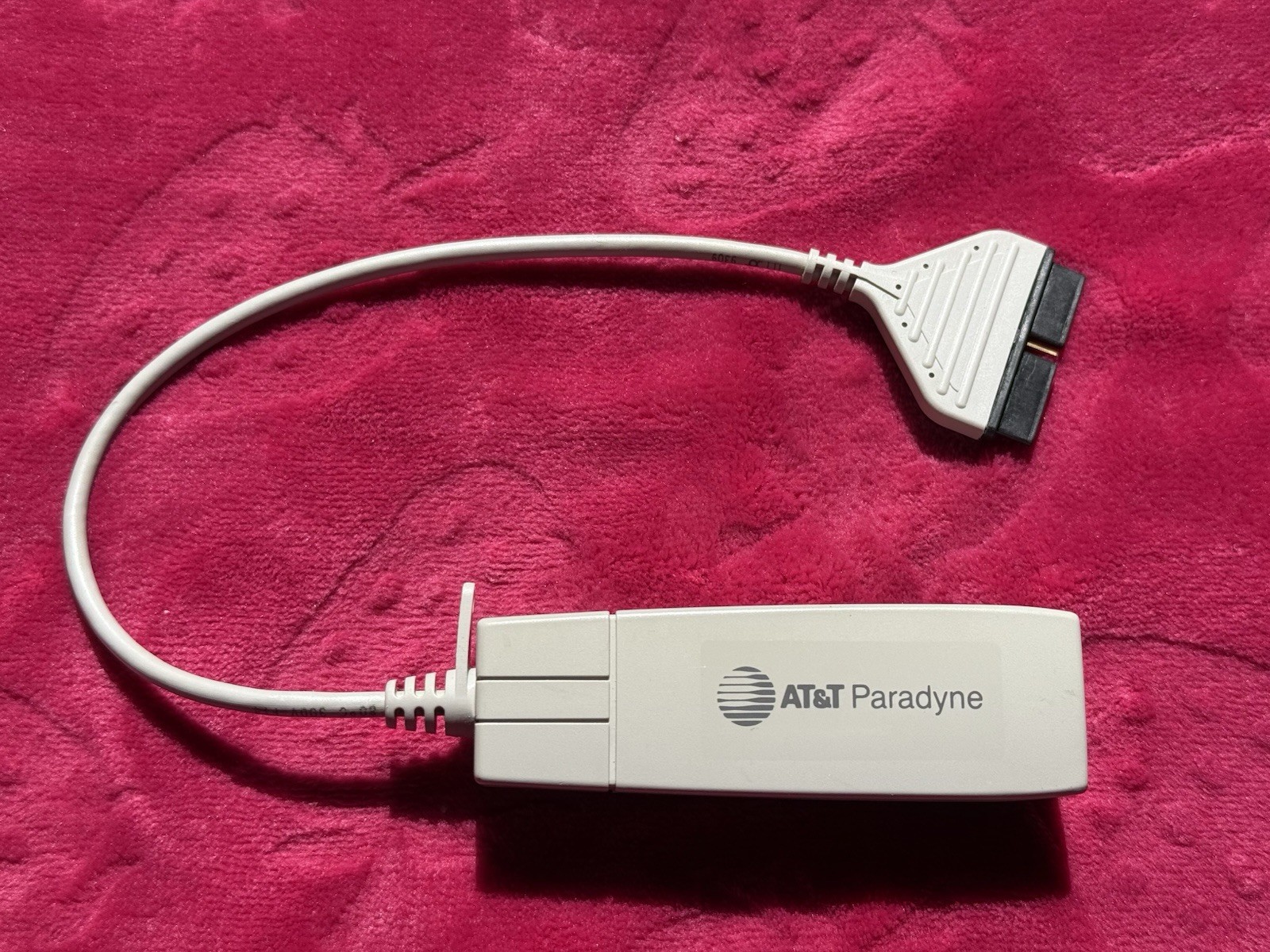 AT&T Paradyne vintage gray modem dongle