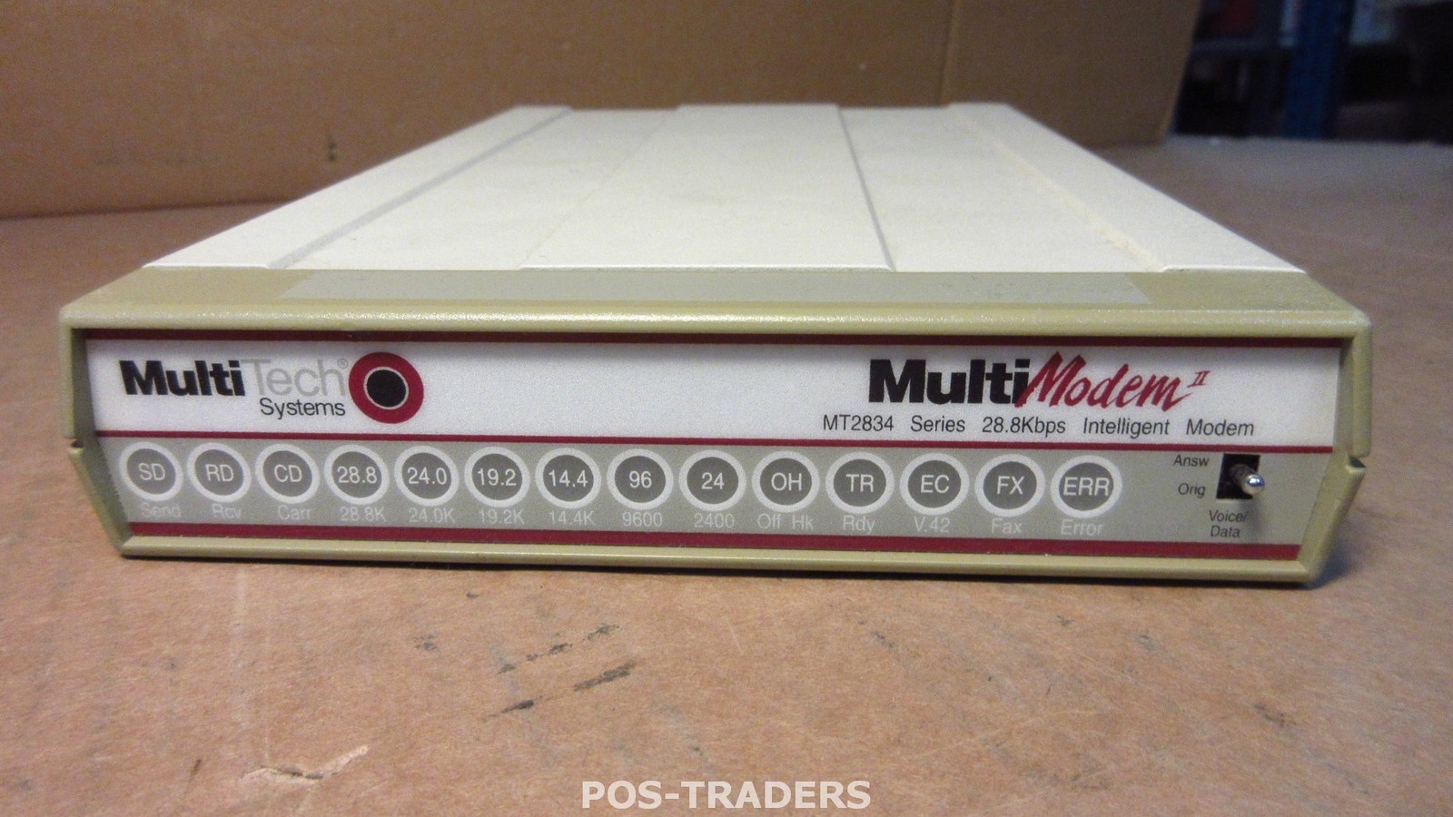 Multi Tech MultiModem MT2834BA 33.6Kbps Intelligent Modem & Data/Fax Modem NO PS