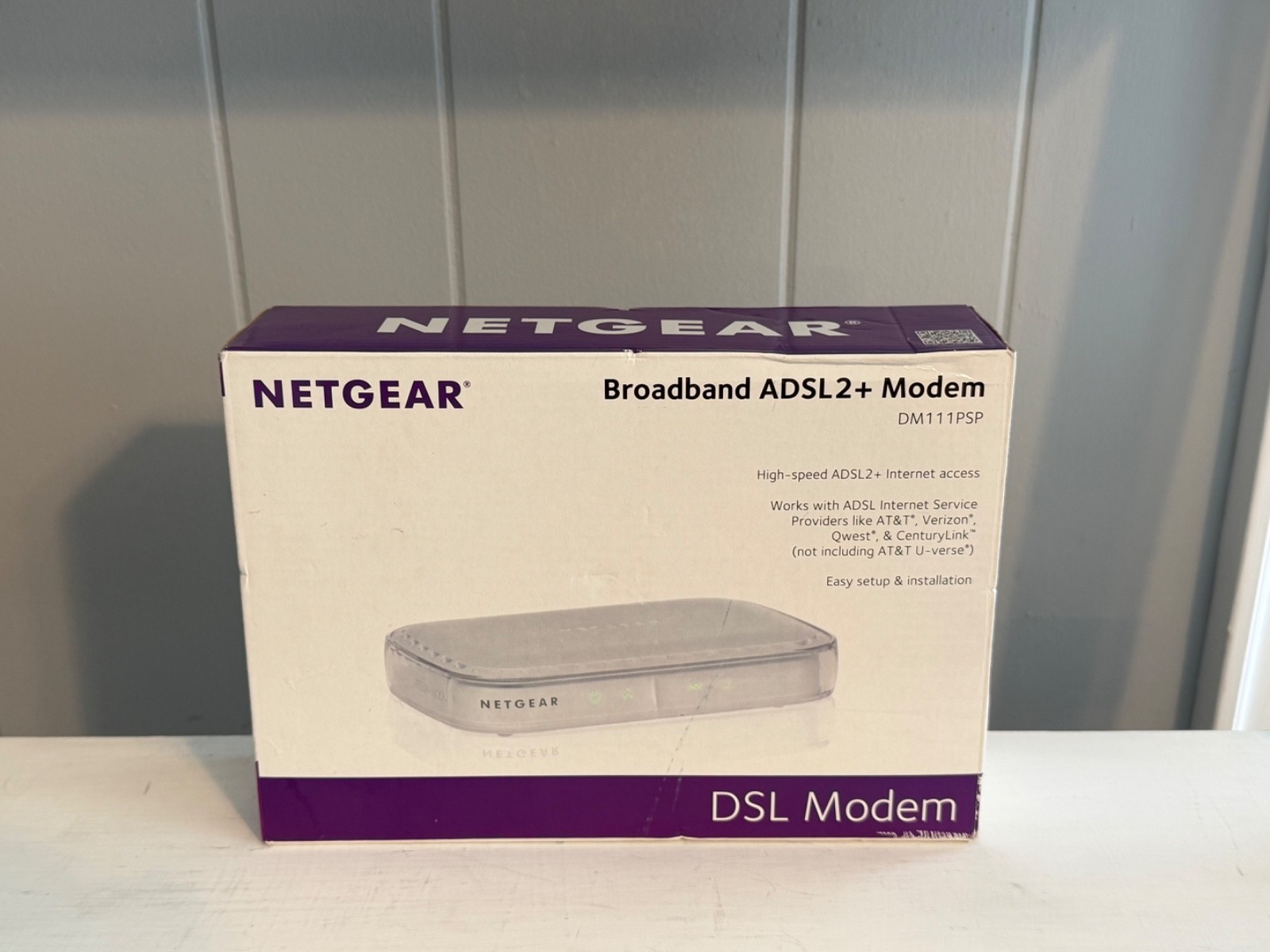 NETGEAR ADSL2+ Broadband Modem DM111PSP Complete Open Box FAST SHIP 🇺🇸⚡️