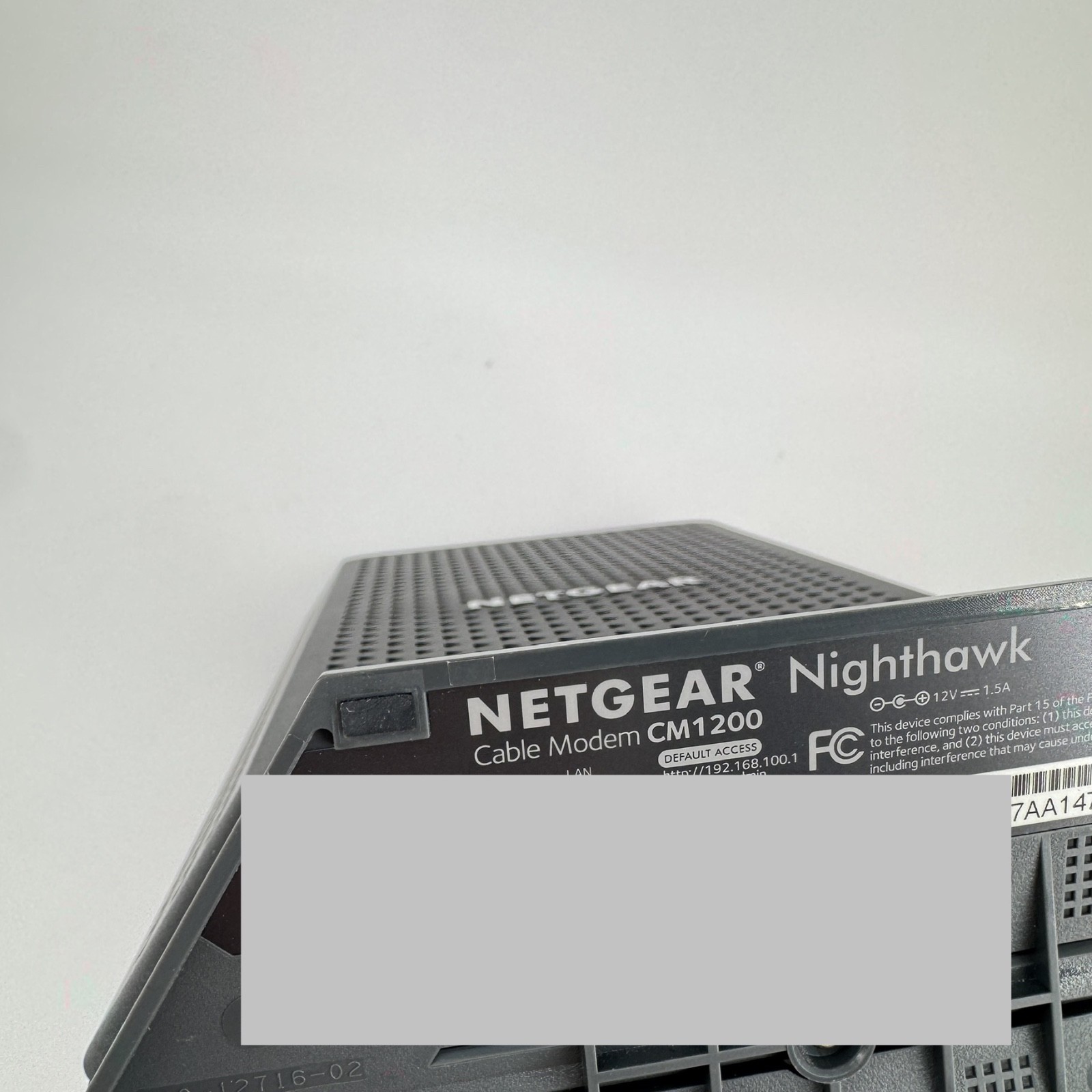 NETGEAR Nighthawk CM1200-100NAS DOCSIS 3.1 Cable Modem