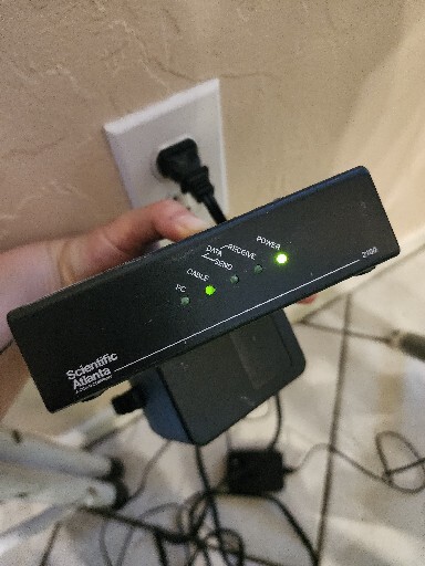 Lot Of 2 Scientific Atlanta Cable Modem DPC2100R2 – 2 Power Cables