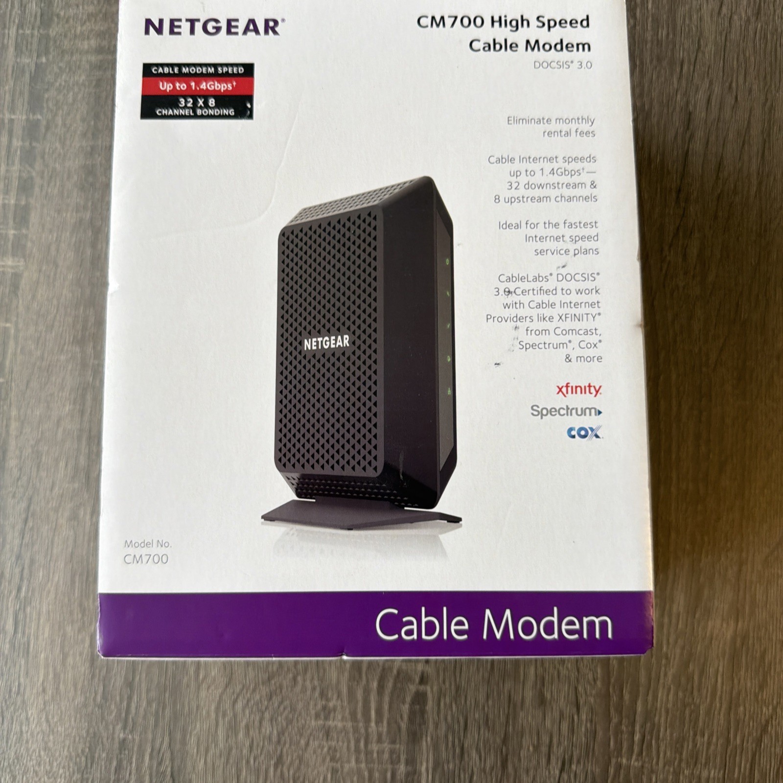 NETGEAR CM700 High Speed Cable Modem DOCSIS 3.0