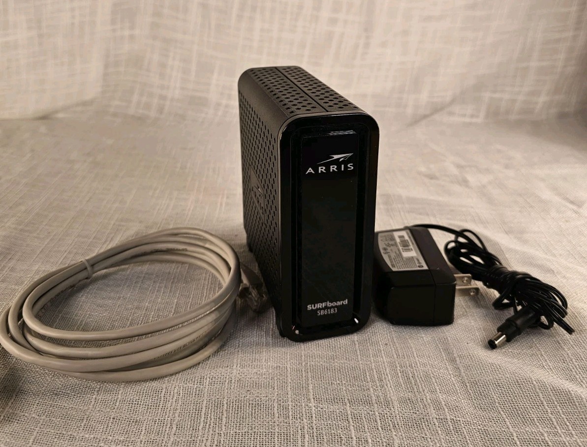 ARRIS SURFboard SB6183 DOCSIS 3.0 Cable Modem -Xfinity Spectrum BLACK