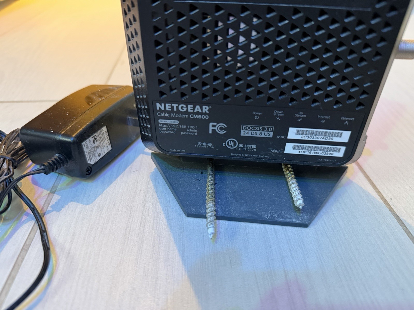 NETGEAR CM600 High-Speed Cable Modem