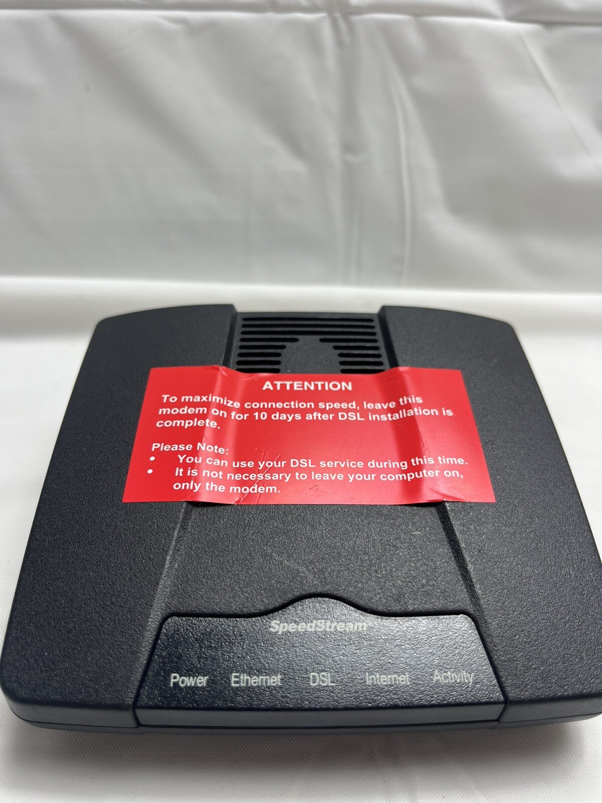 Siemens SpeedStream 4100 Ethernet ADSL 060-D141-A39 Modem Only No AC Adapter