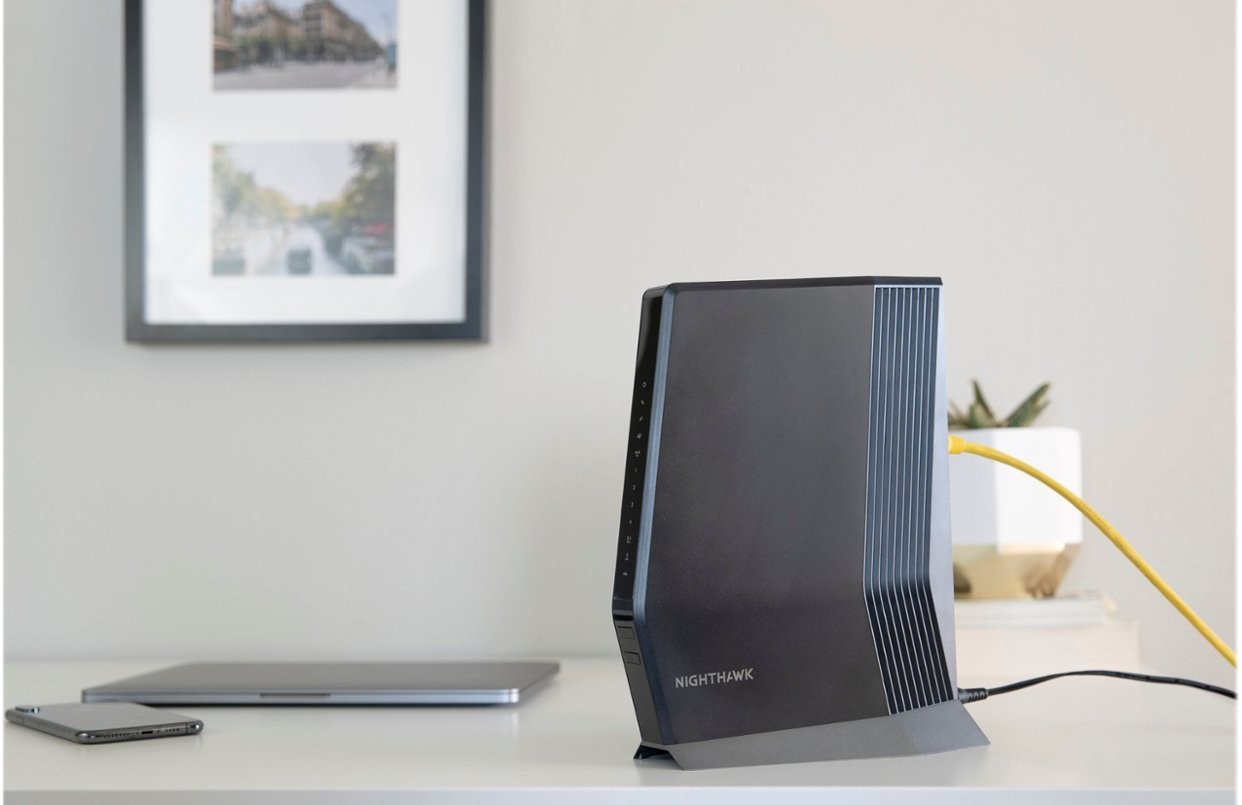 NETGEAR CAX80-100NAR Nighthawk AX6000 6Gbps DOCSIS 3.1 WiFi 6 Cable Modem