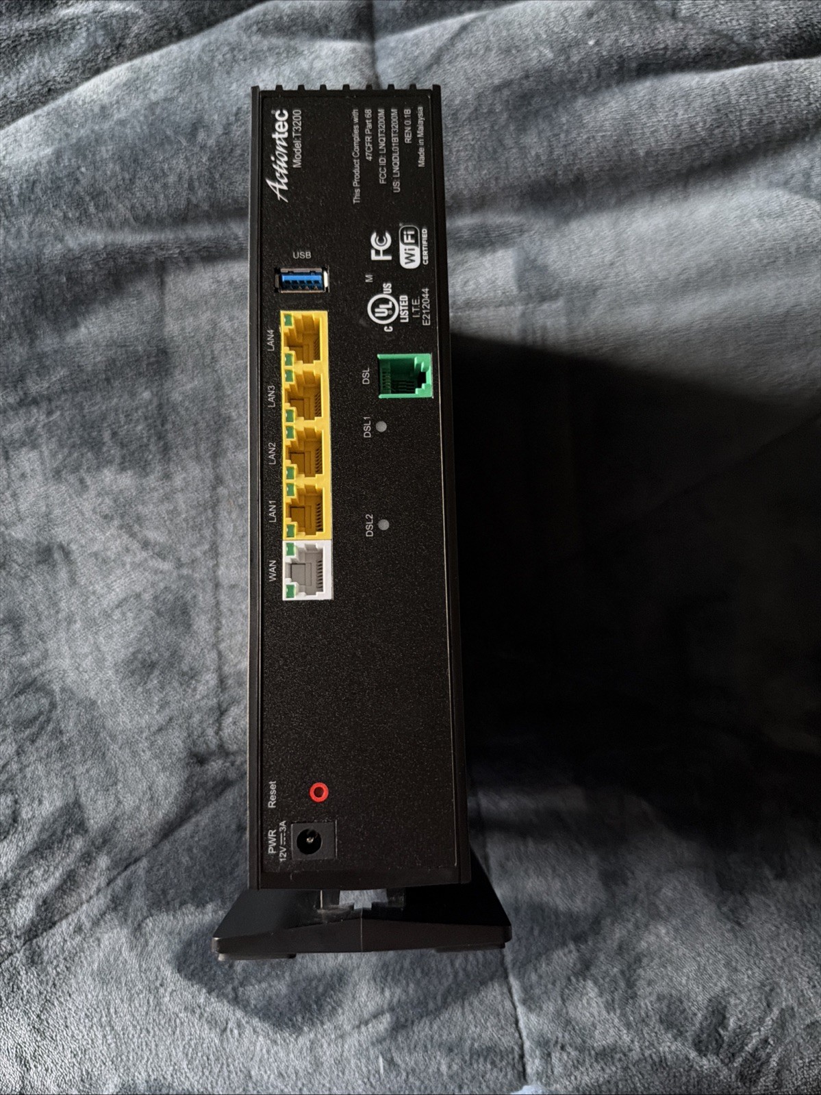 Windstream Actiontec T3200 Wi-Fi Modem Router 2.4GHz- No Power Cord