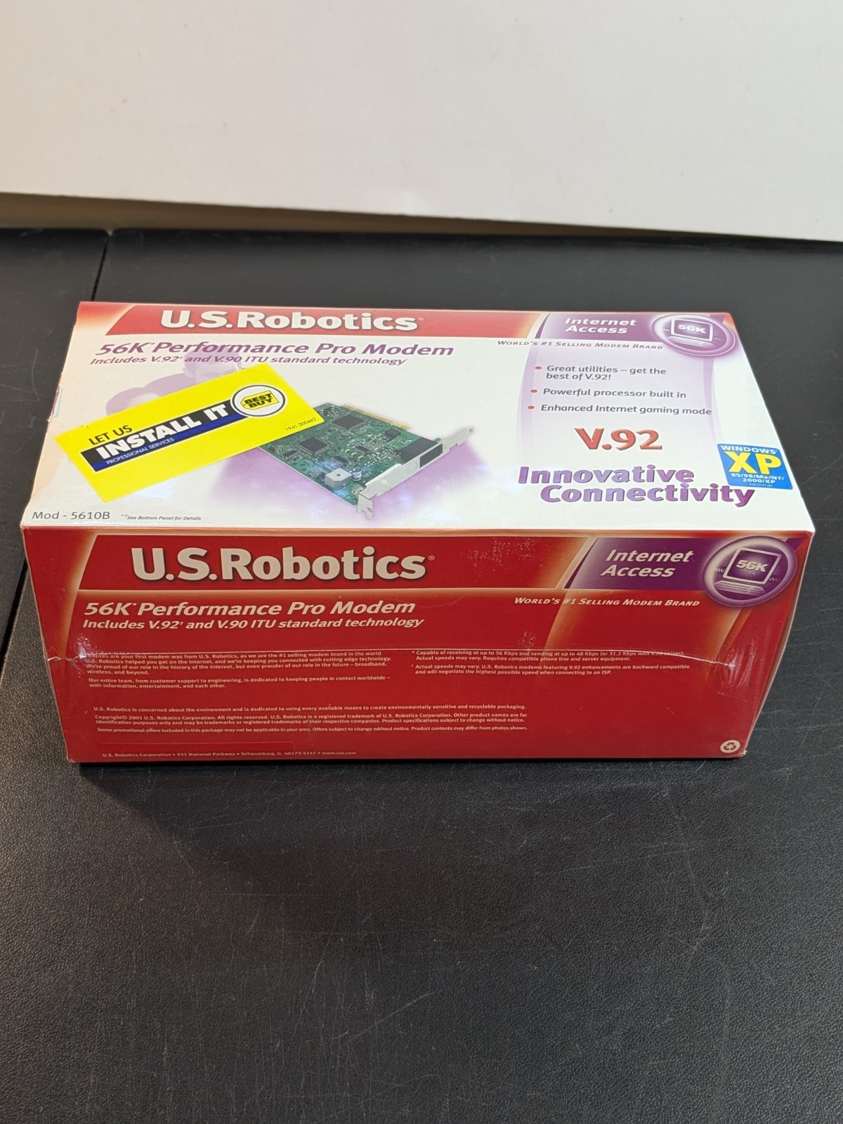 Sealed U.S. Robotics 56K Performance Pro Modem V.92 Mod 5610B NIB Brand New