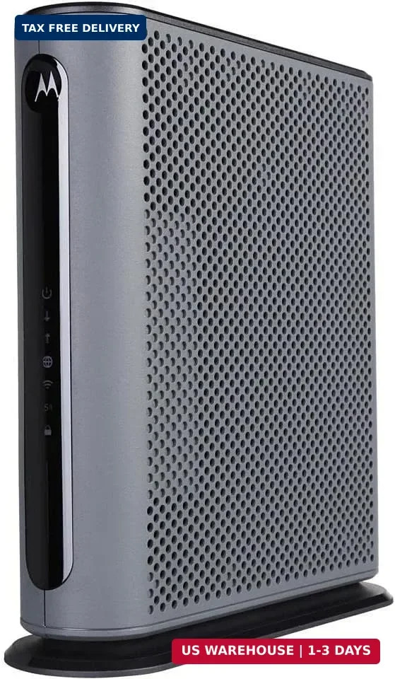 Motorola MG7550 16×4 Cable Modem Plus AC1900 Dual Band WiFi Gigabit Router with