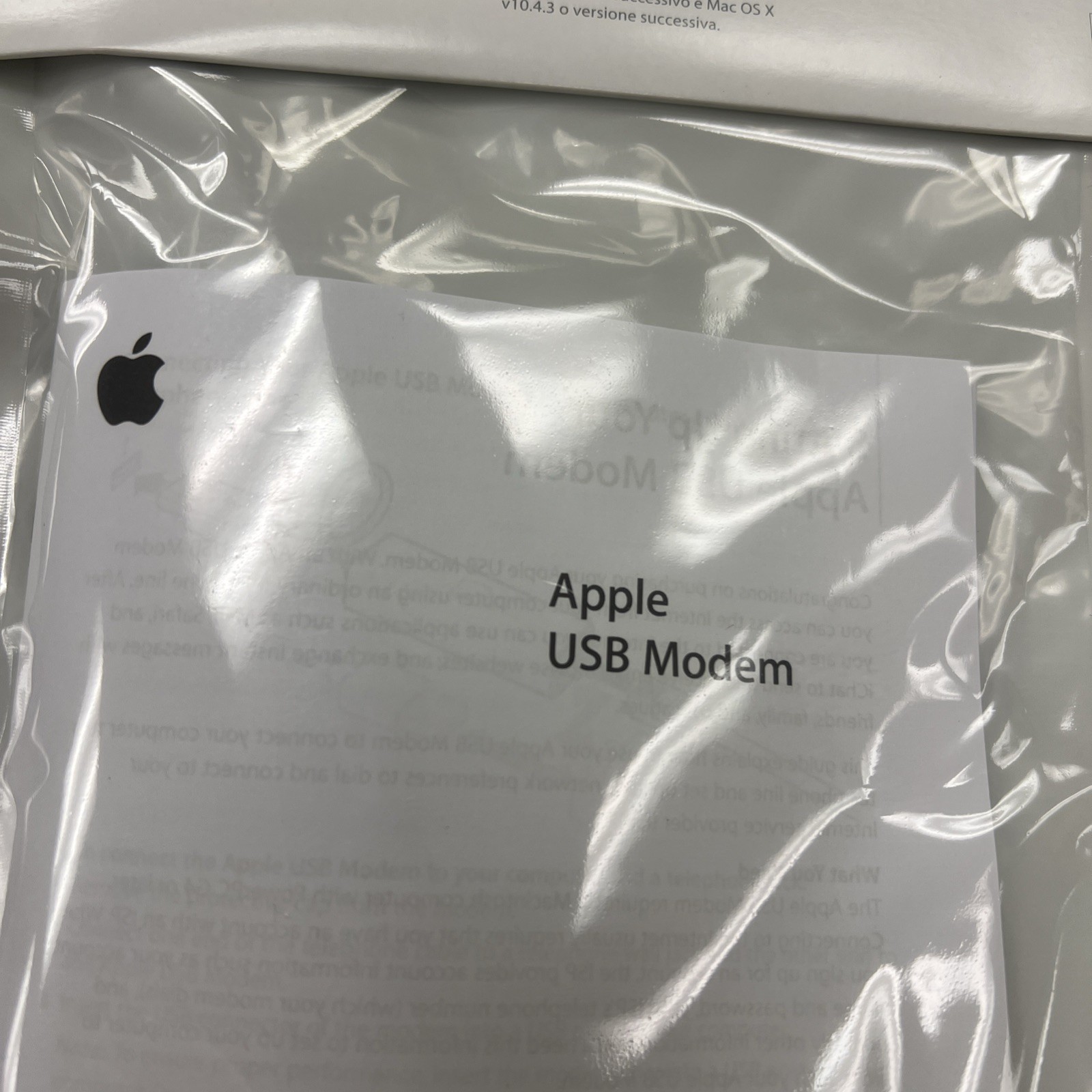 Lot of 10 Genuine Apple USB Dial-up External 56 Kbps Modem Model MA034Z/A