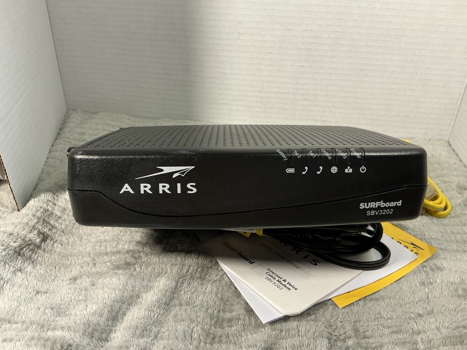 ARRIS SURFboard SBV3202 DOCSIS 3.0 Cable Modem Xfinity Voice Tested Works