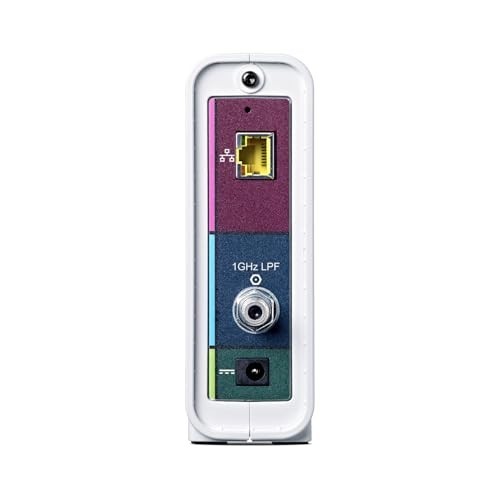 High-Speed DOCSIS 3.0 Cable Modem 32×8, 1 Gbps Port, 800 Mbps Max Speed, Renewed
