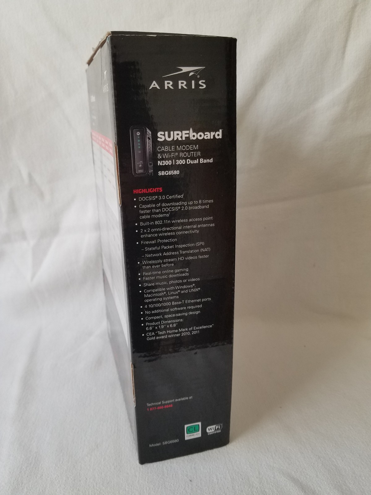 Arris Surfboard SBG6580 DOCSIS 3.0 Wireless Cable Modem Router Gateway ~ Tested