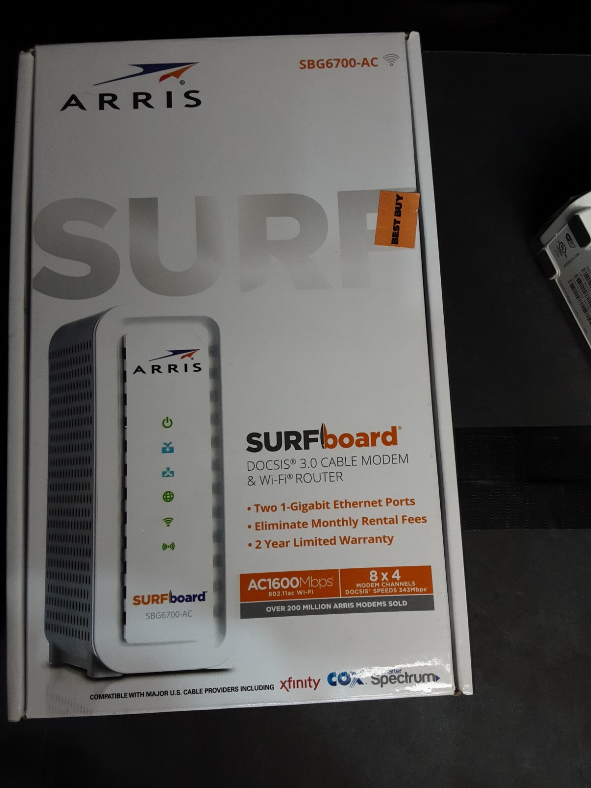 Arris Surf Board DOCSIS 3.0 SBG6700-AC Open Box