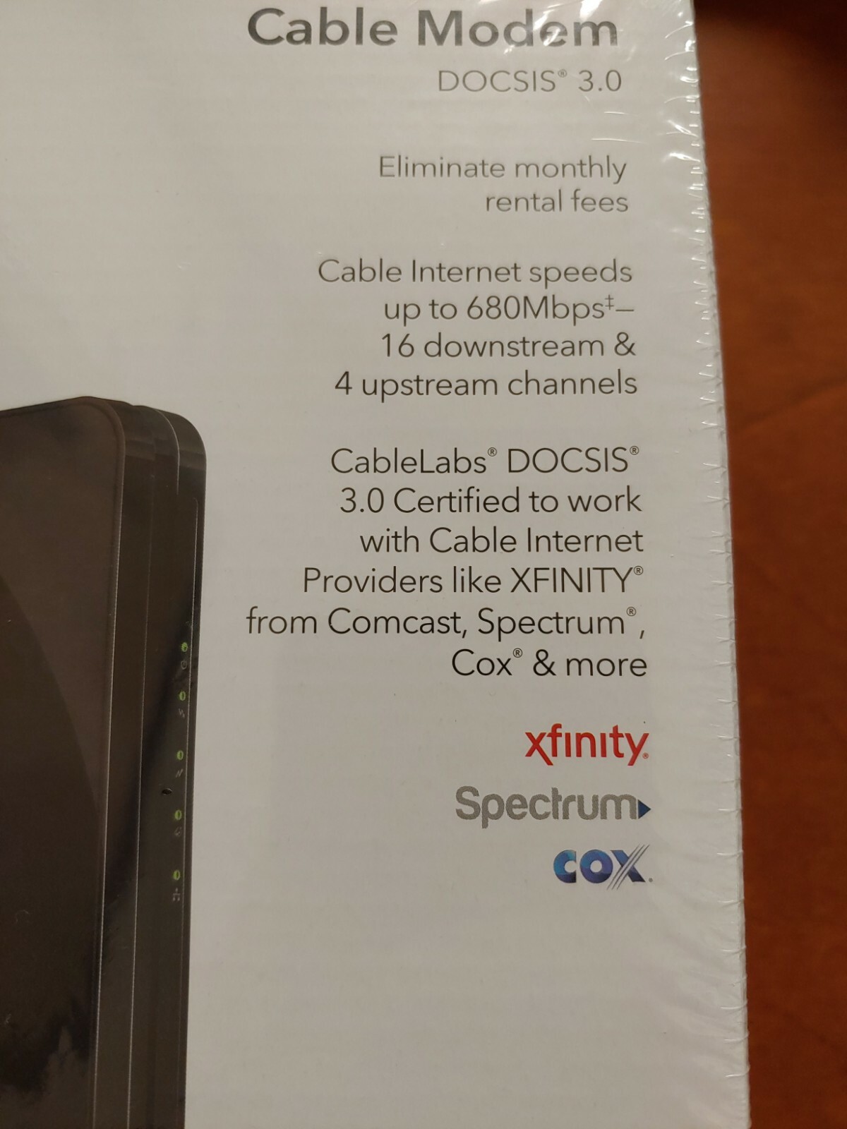 NEW NETGEAR CM500 High Speed Cable Modem DOCSIS 3.0 Xfinity Cox Spectrum Comcast