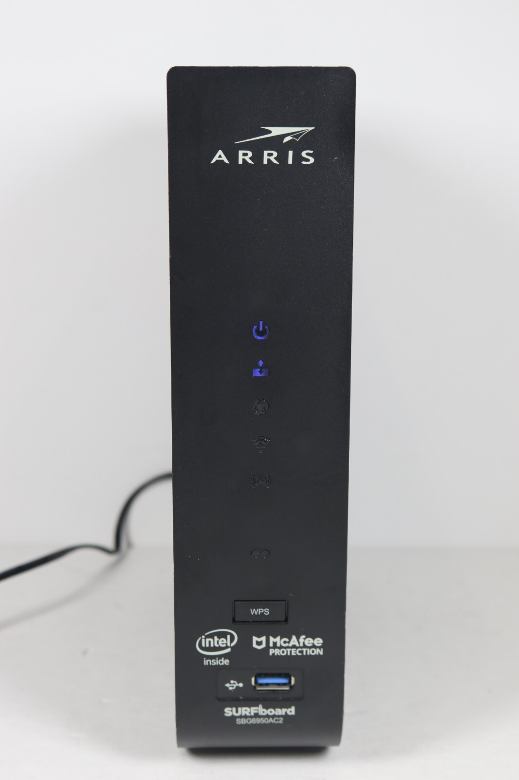 ARRIS SBG6950AC2 Cable Modem & Wi-fi Router 1900Mbps No Power Cord Turns on